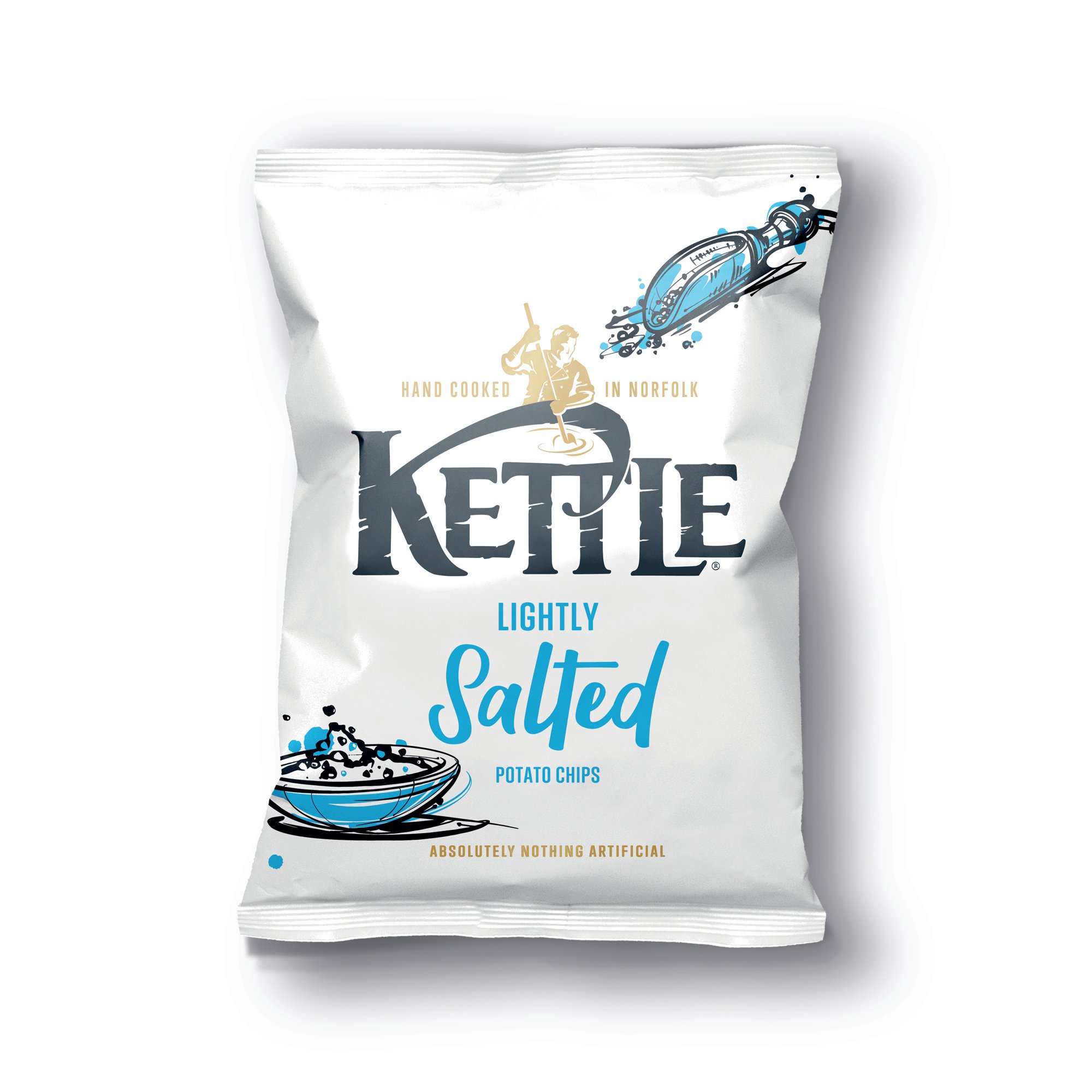 KETTLE LIGHTLY SALTED CRISPS PK54