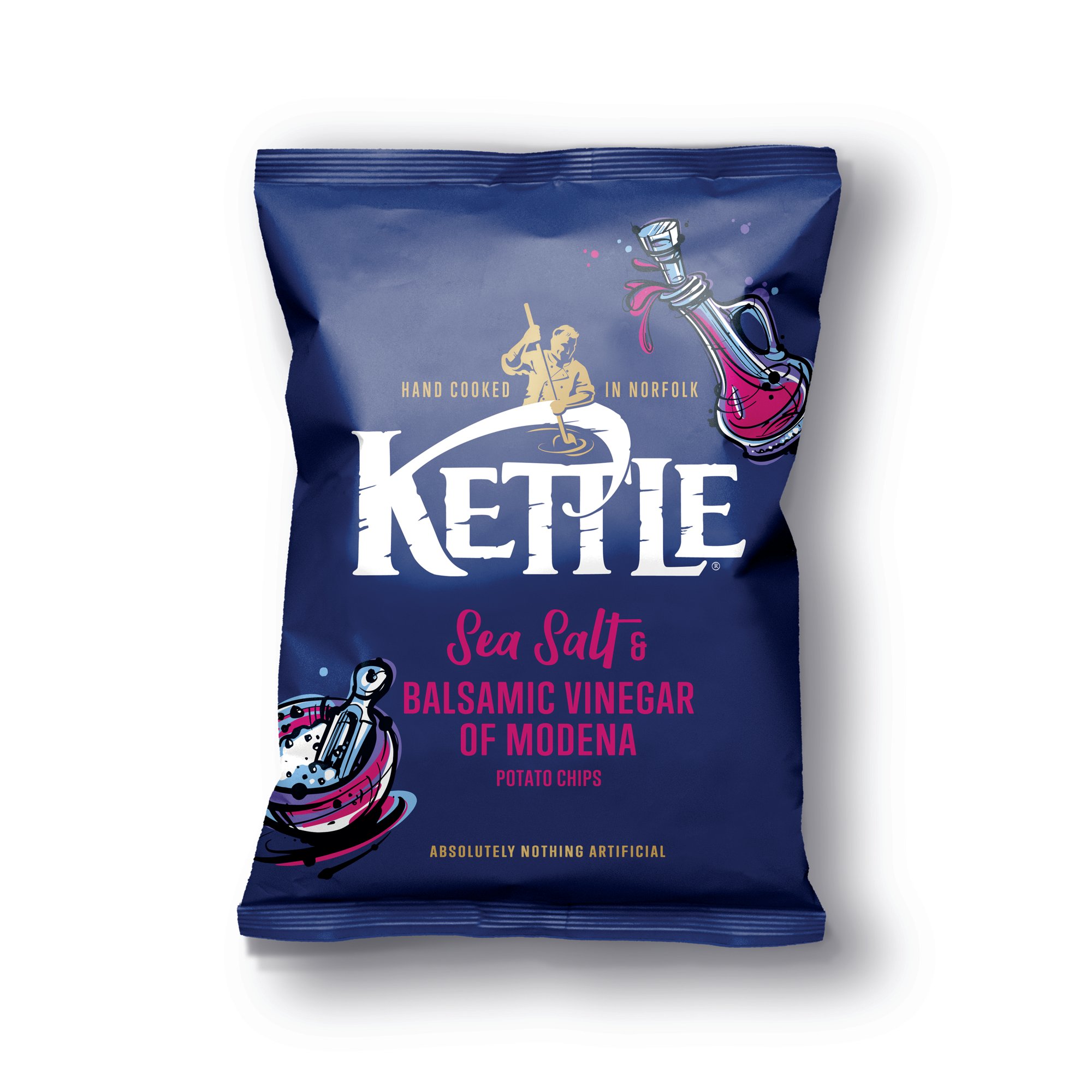 KETTLE SEA SALT BALSAMIC CRISPS PK54