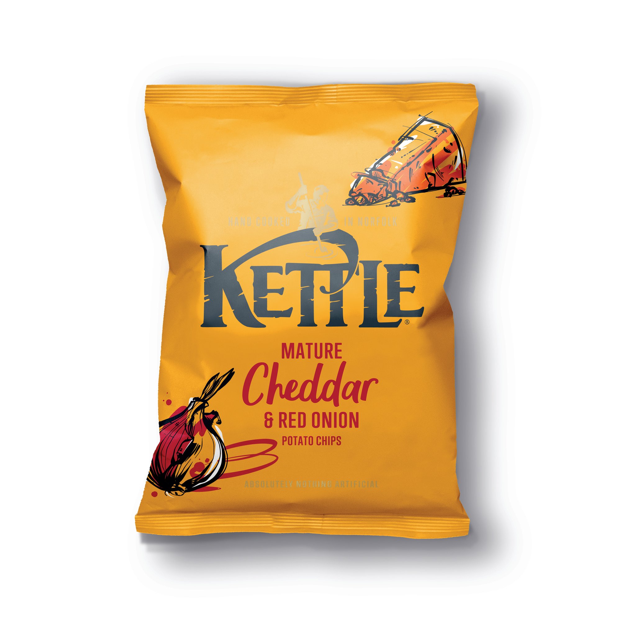 KETTLE CHEDDAR ONION CRISPS PK54