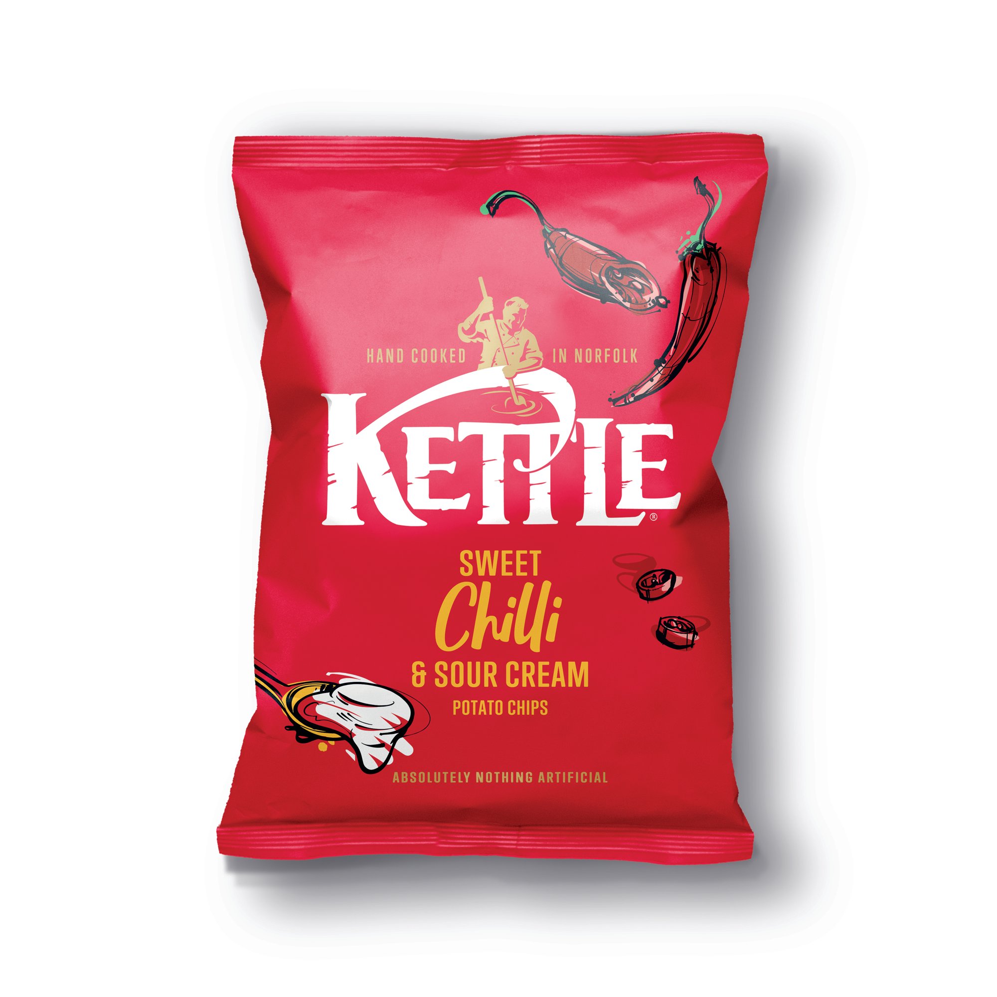 KETTLE CHILLI SOUR CREAM CRISPS PK54