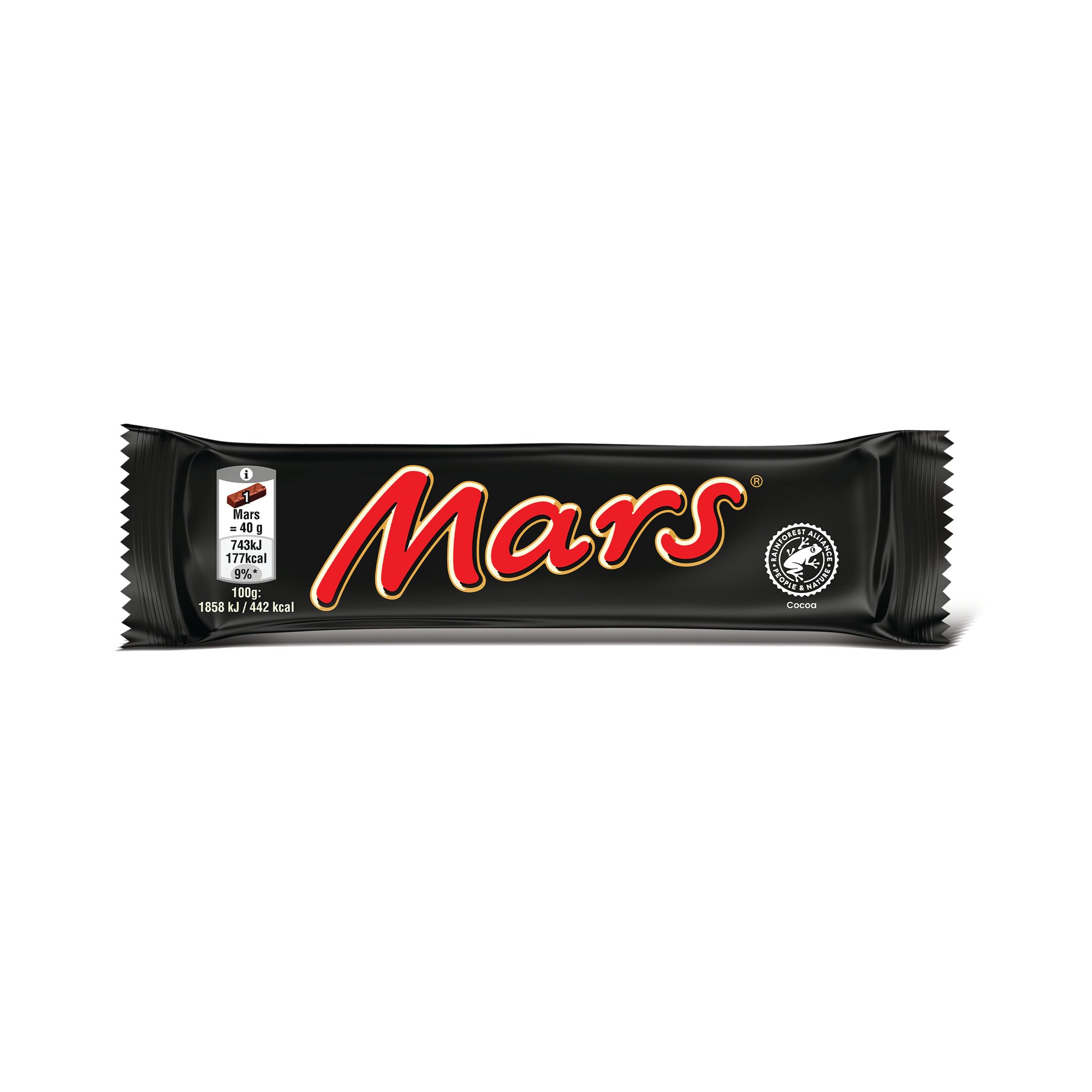MARS CHOCOLATE SNACK BAR 40G PK48