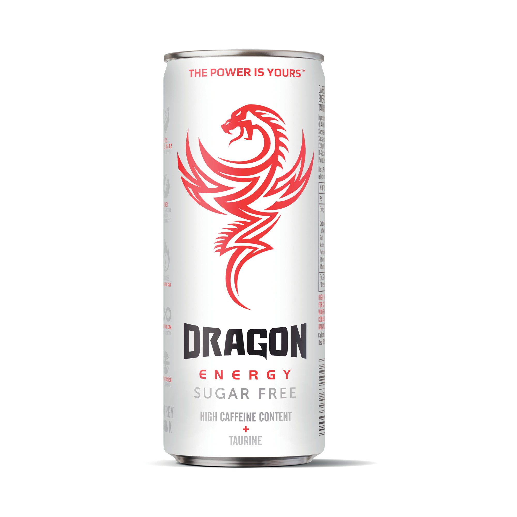 DRAGON ENERGY SUGAR FREE 250ML PK24