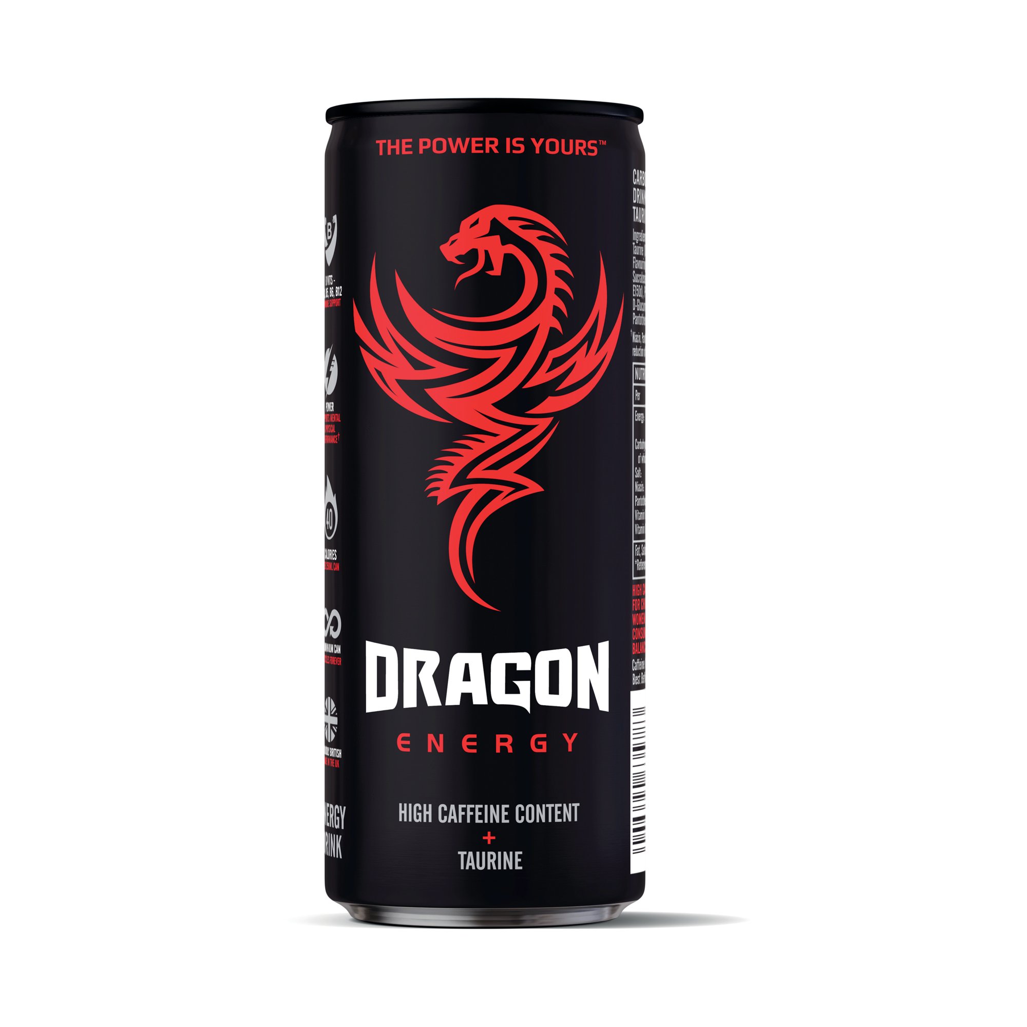 DRAGON ENERGY RED 250ML CAN PK24
