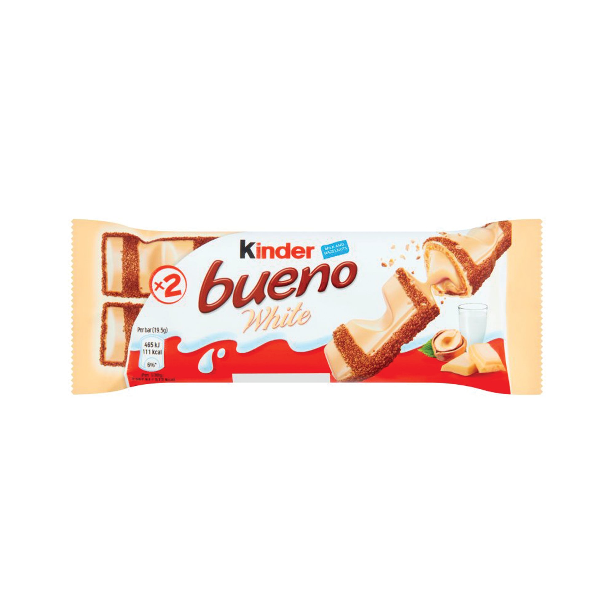 KINDER BUENO DUO WHITE CHOC BAR PK30