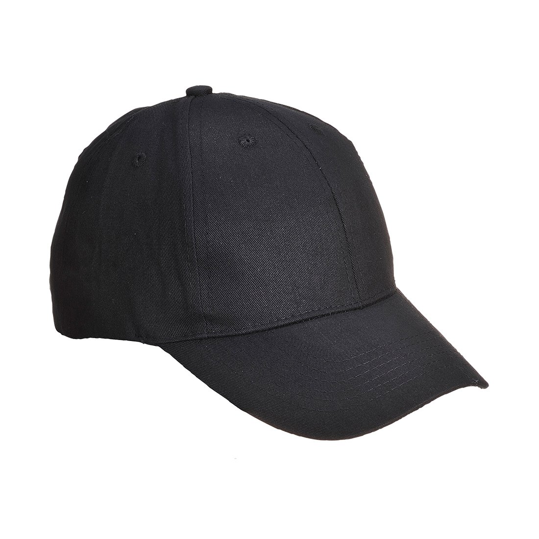 SIX PANEL BASEBALL CAP BLACK PK12