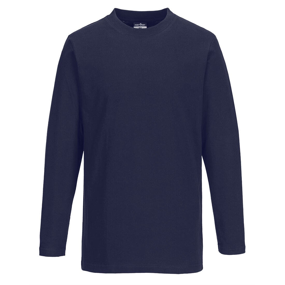 LONG SLEEVE T-SHIRT NAVY L