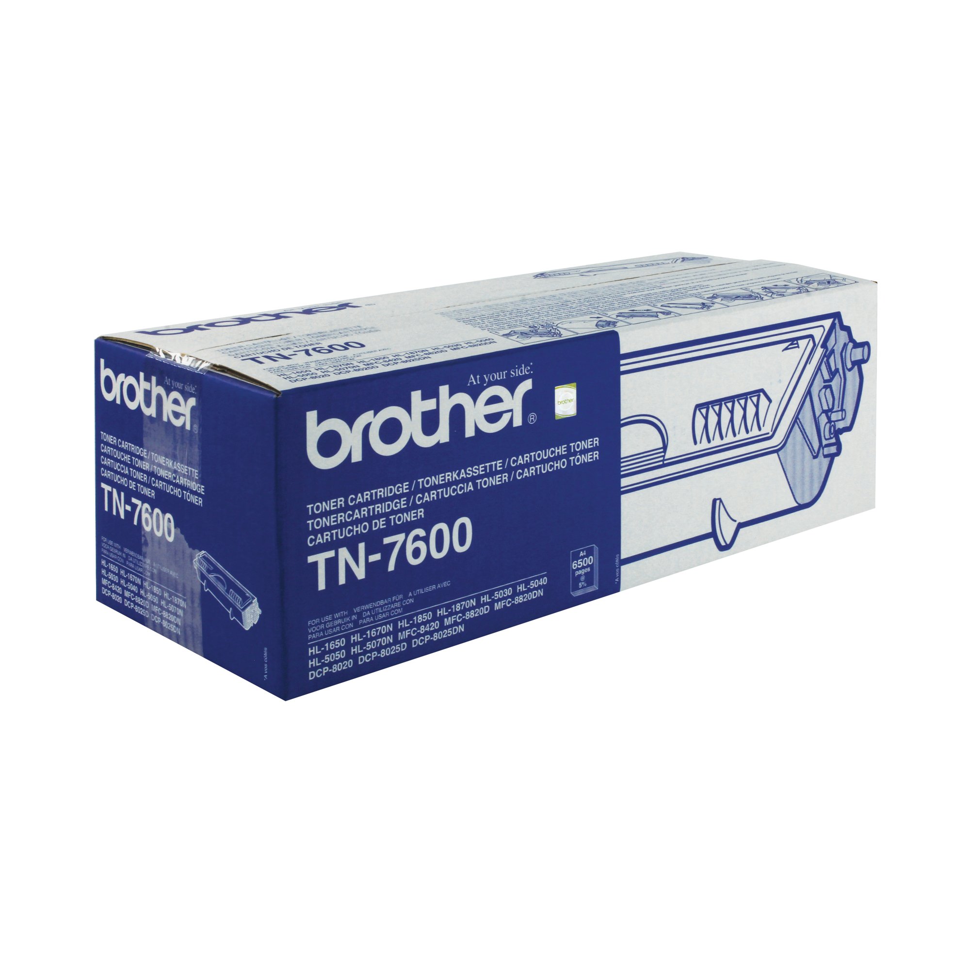 BROTHER TN-7600 TONER CART HY BLACK
