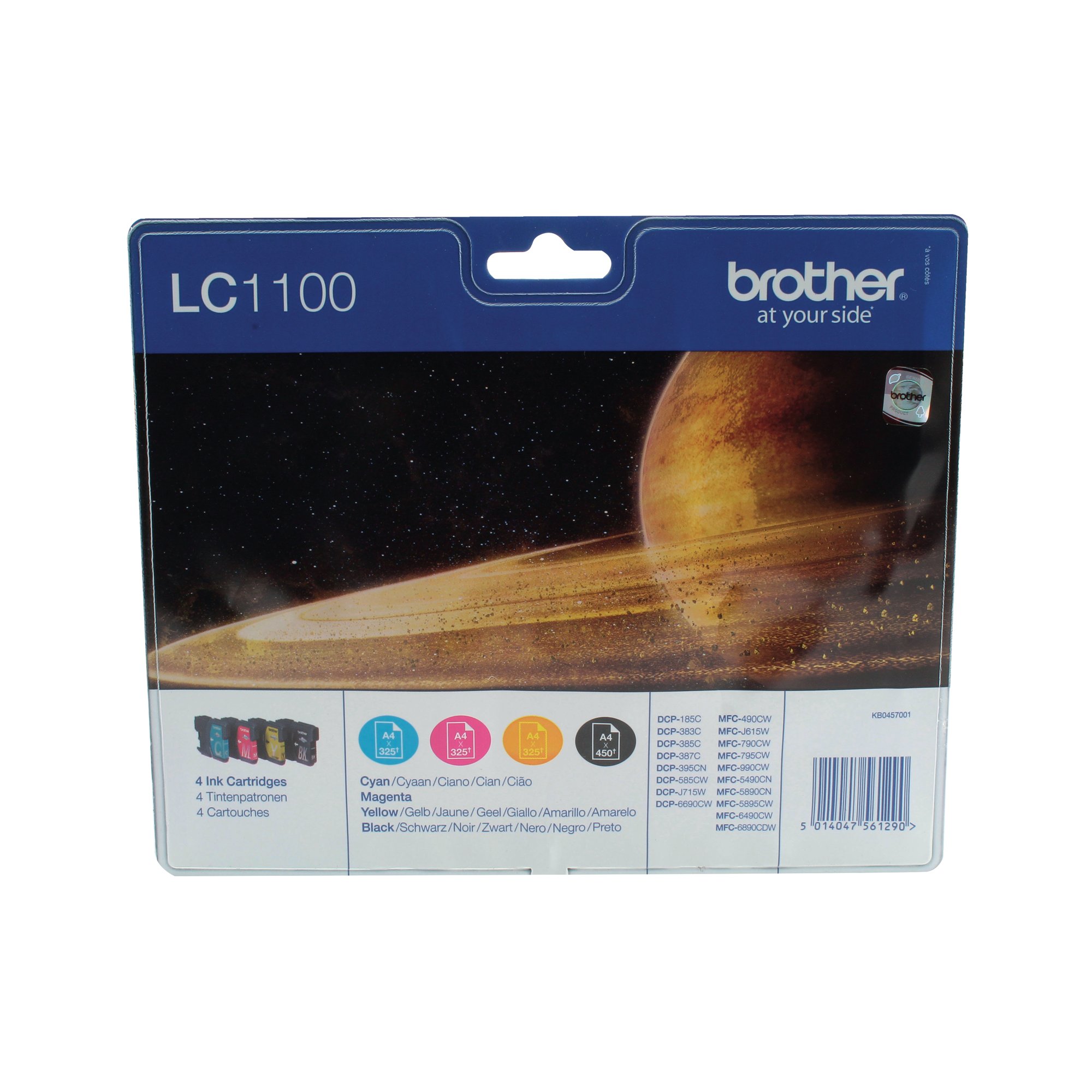 BROTHER LC1100 INK CARTS MPK CMYK
