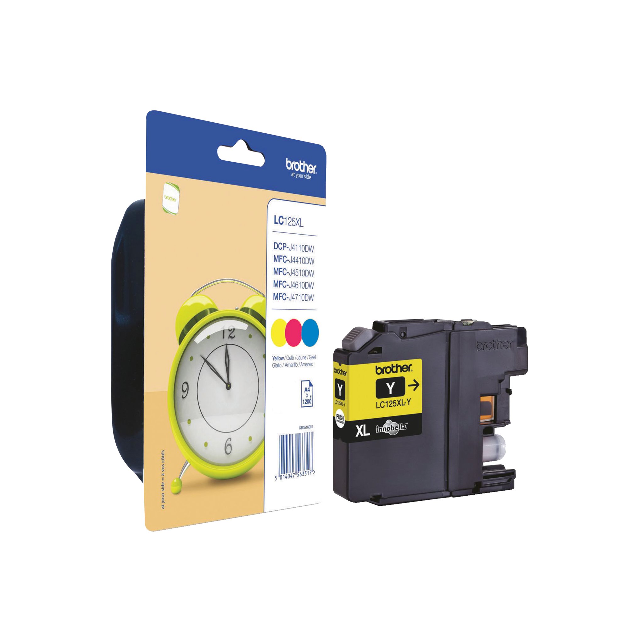 BROTHER LC125XL INK CART HY CMY