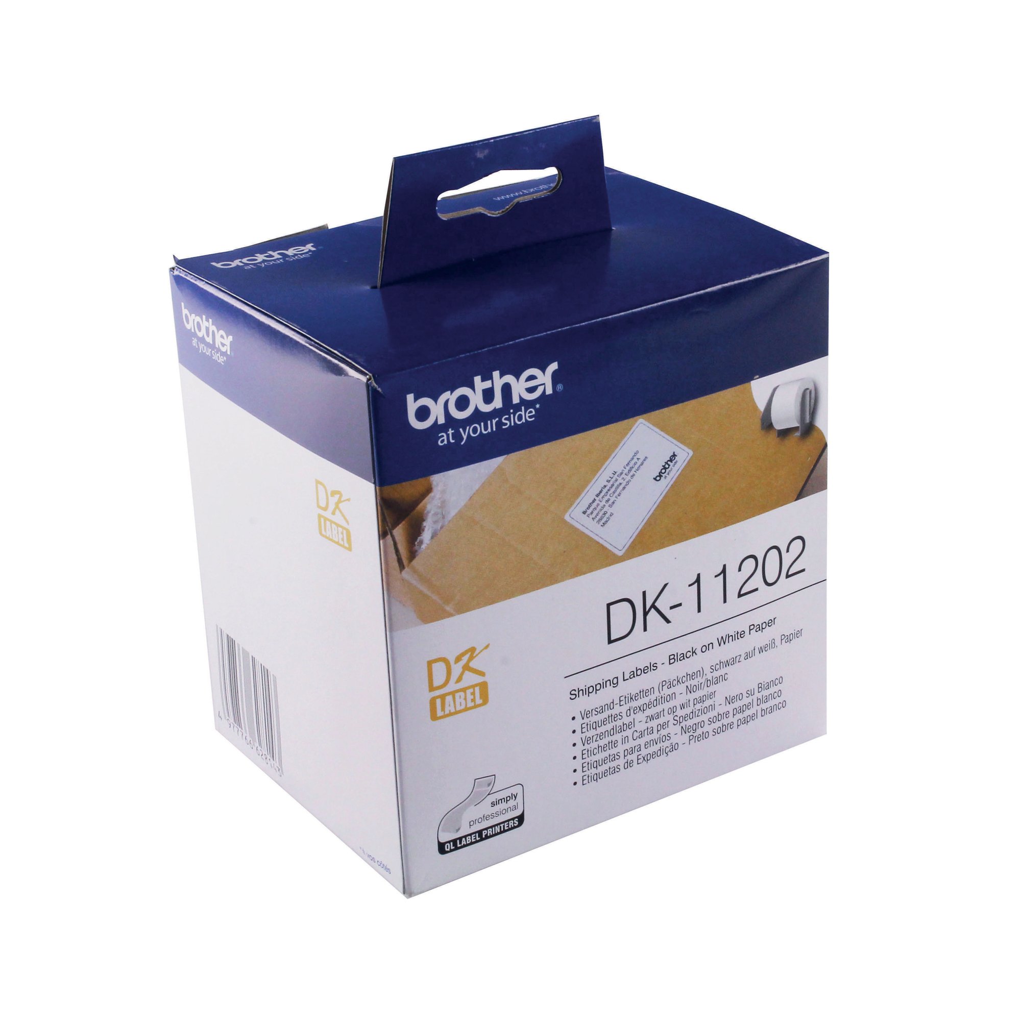 BROTHER 62MM SHIPPING LABELS PK300