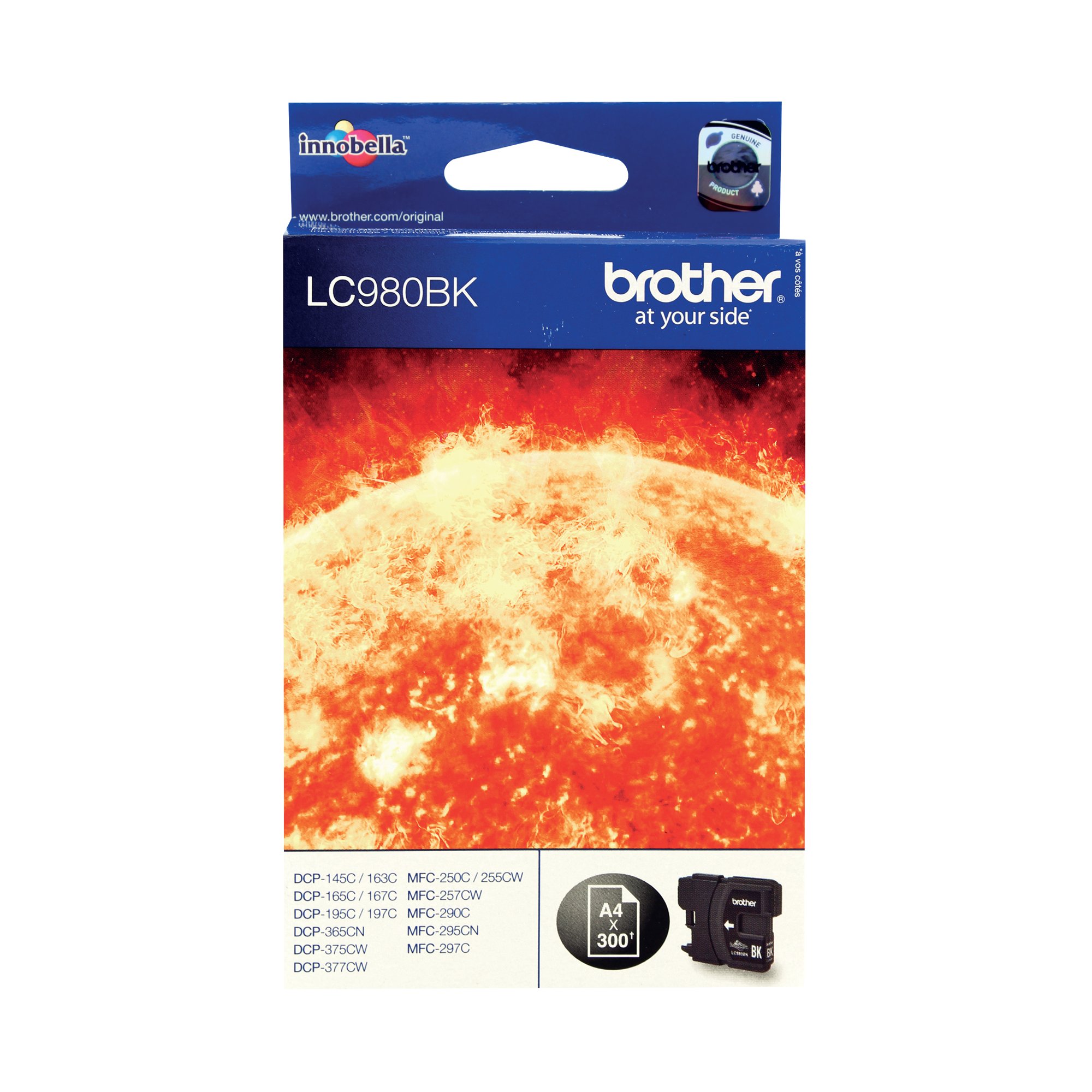 BROTHER LC980BK INK CARTRIDGE BLACK