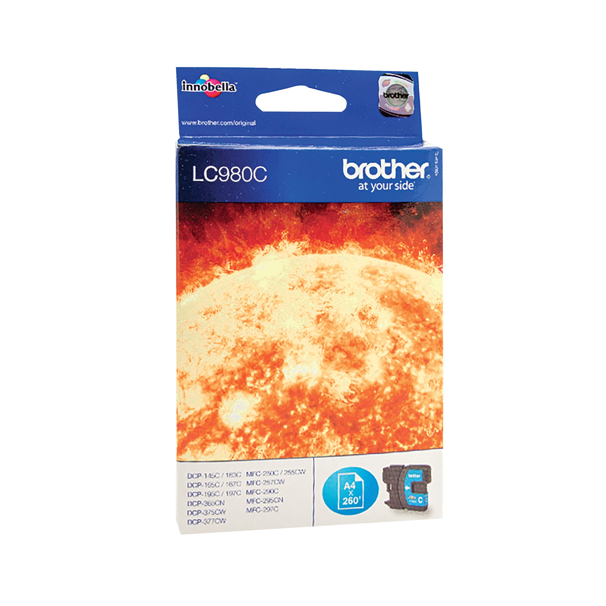 BROTHER LC980C INK CARTRIDGE CYAN