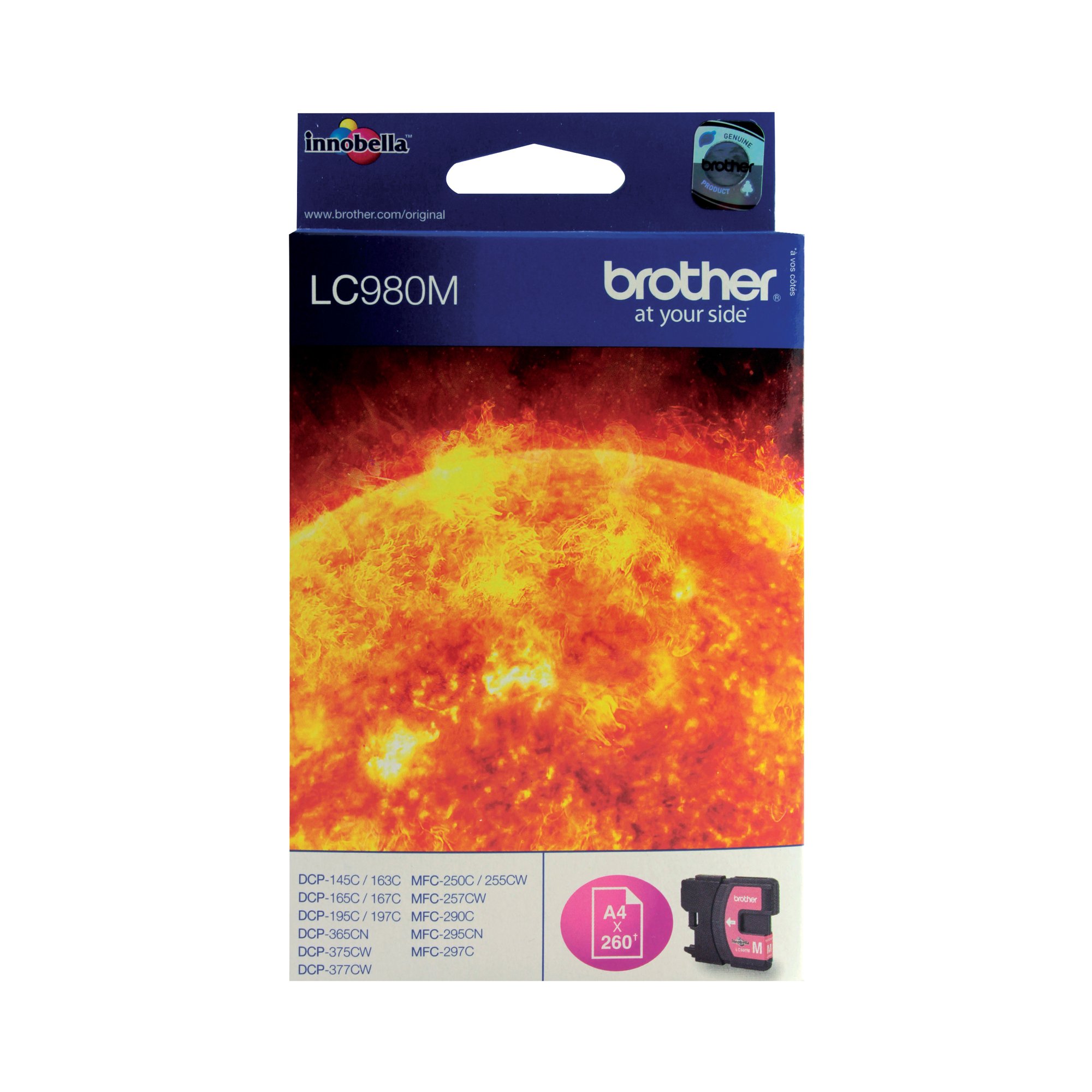 BROTHER LC980M INK CART MAGENTA