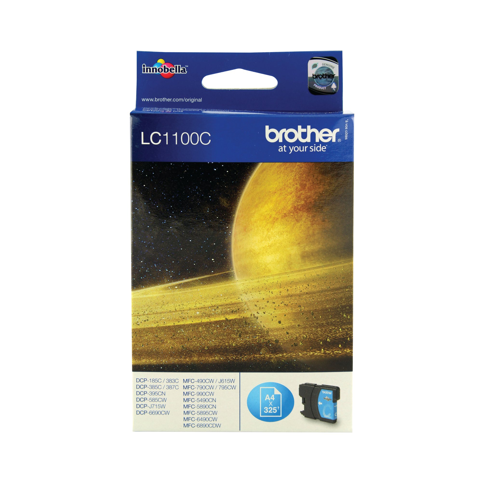 BROTHER LC1100C INK CARTRIDGE CYAN