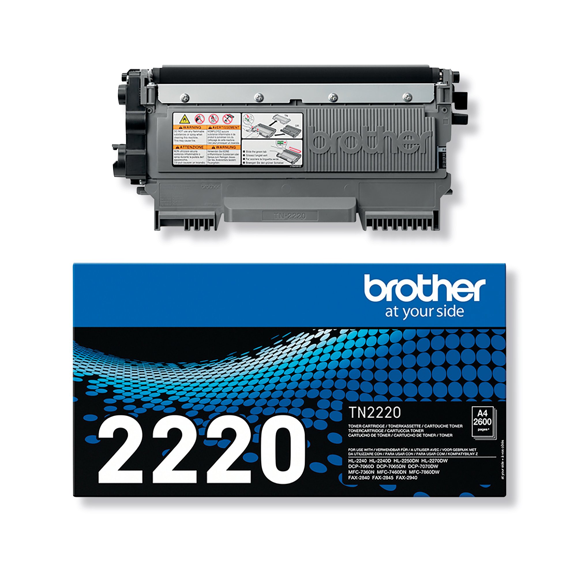 BROTHER TN-2220 TONER CART HY BLK