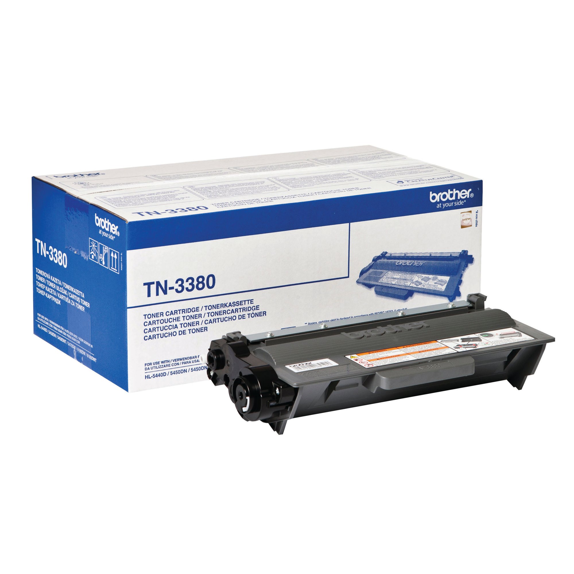 BROTHER TN-3380 TONER CART HY BLACK
