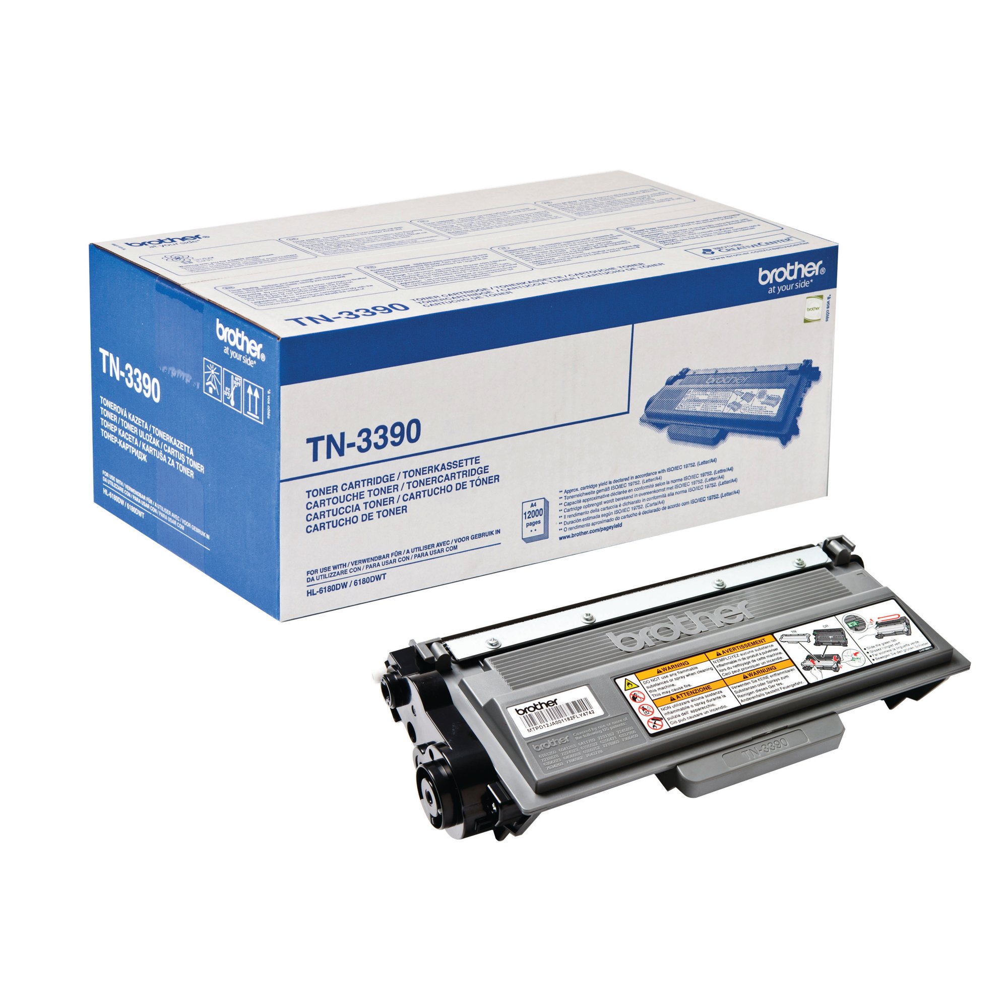 BROTHER TN-3390 TONER CART SHY BLACK