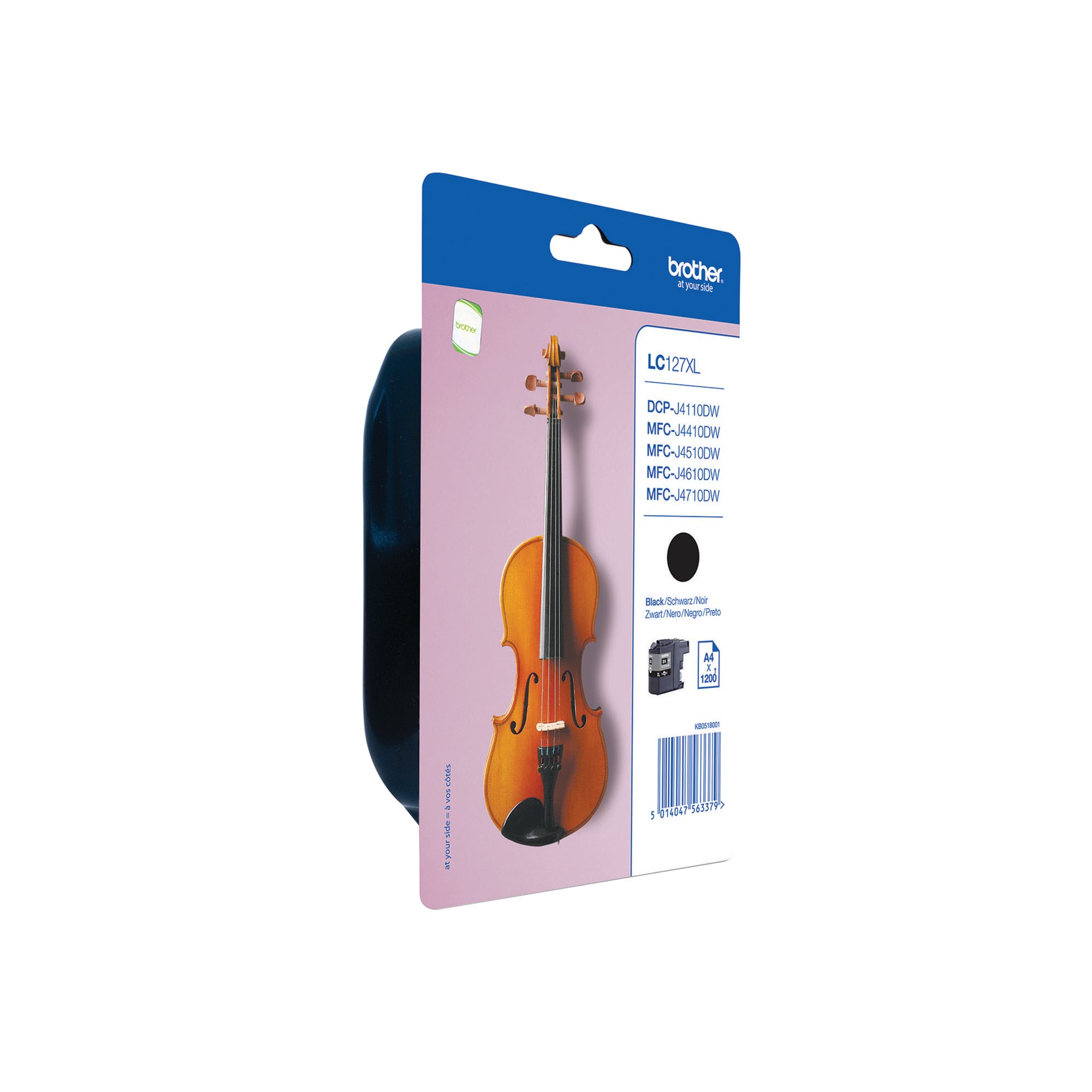 BROTHER LC127XLBK INK CART HY BLK