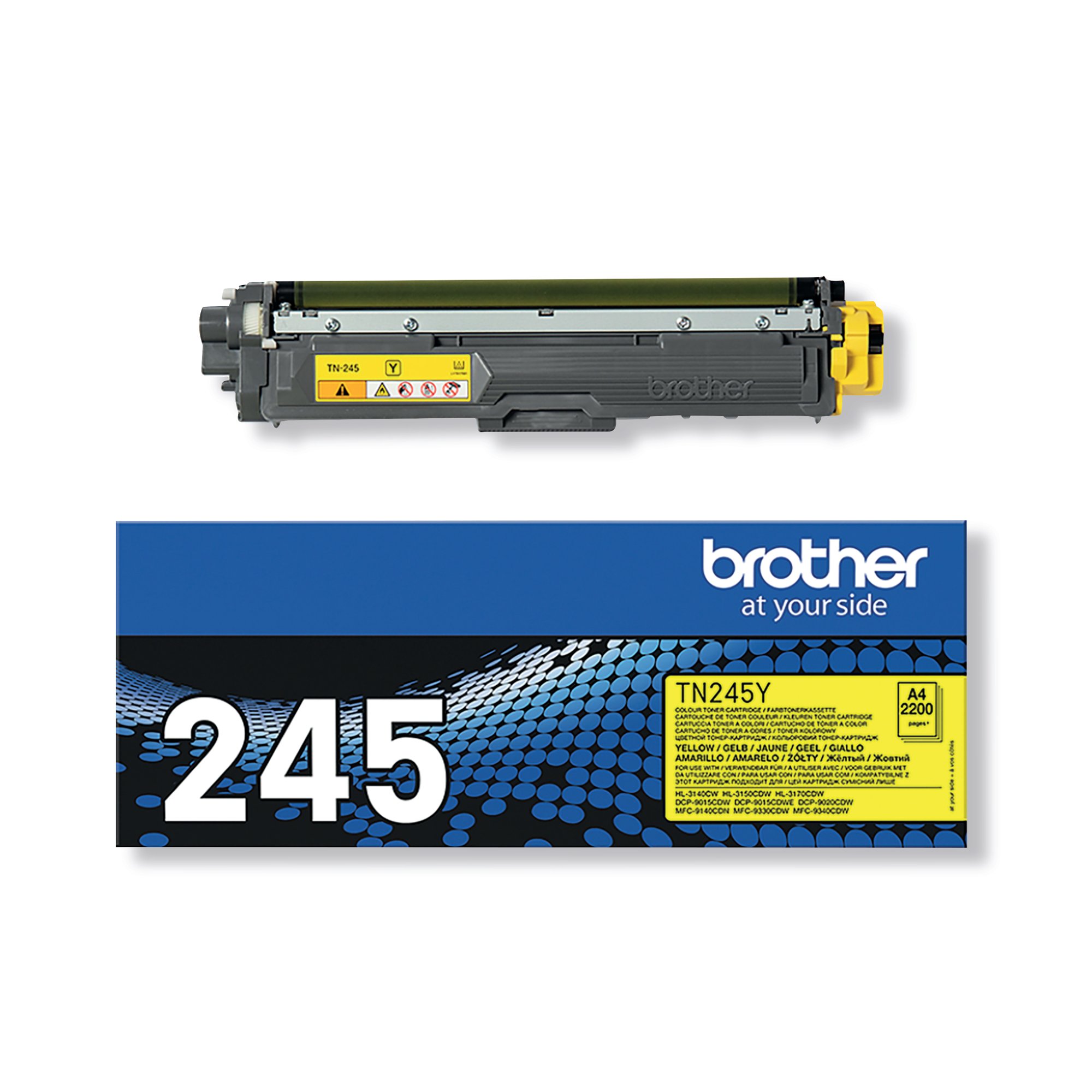 BROTHER TN-245Y TONER CART HY YELLOW