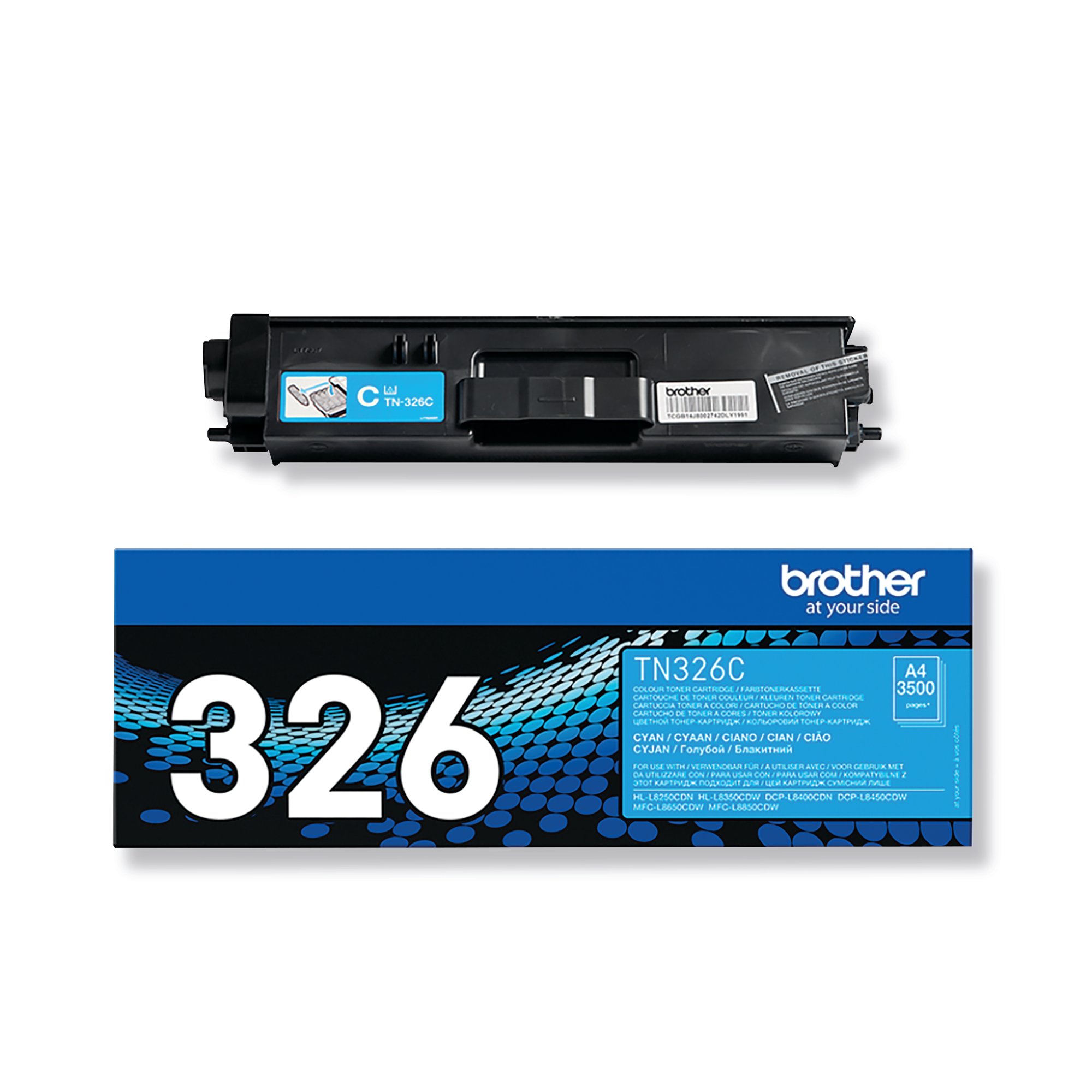 BROTHER TN-326C TONER CART HY CYAN