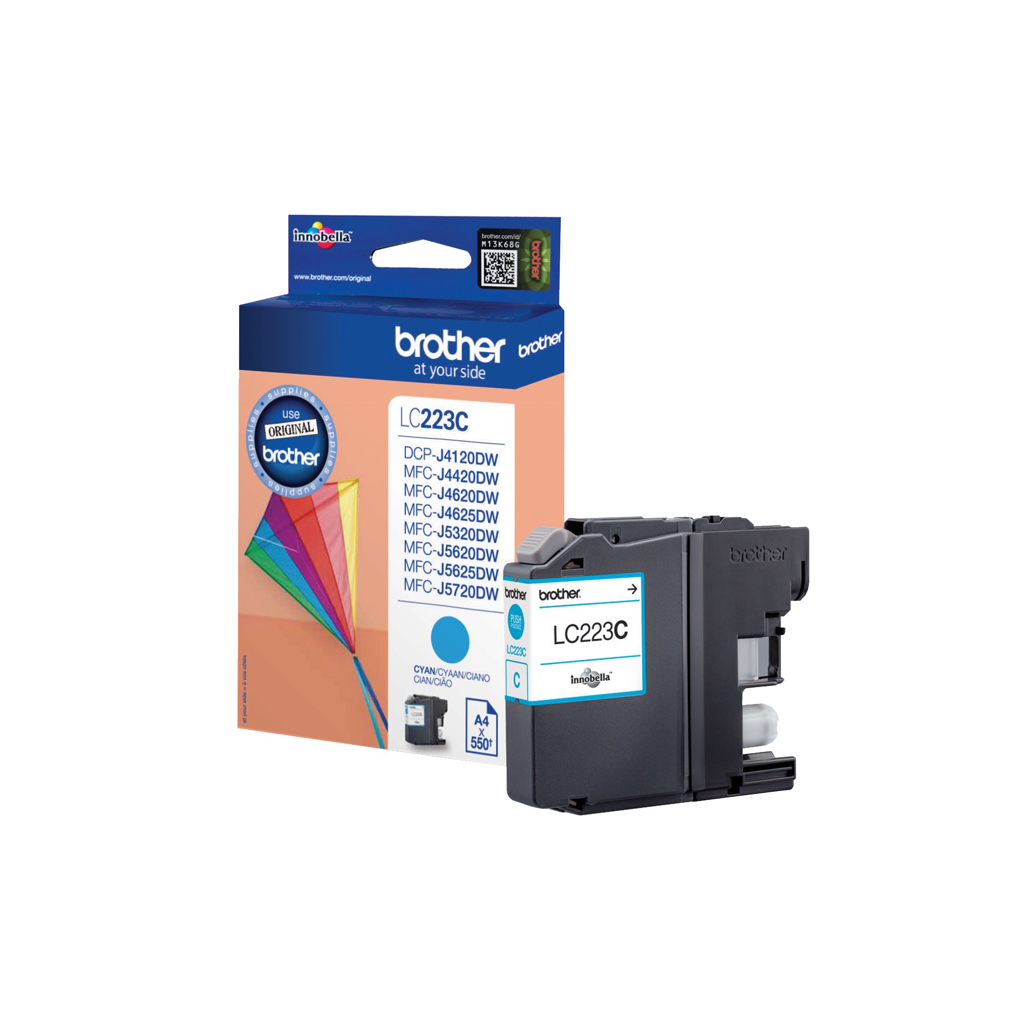BROTHER LC223C INK CARTRIDGE CYAN