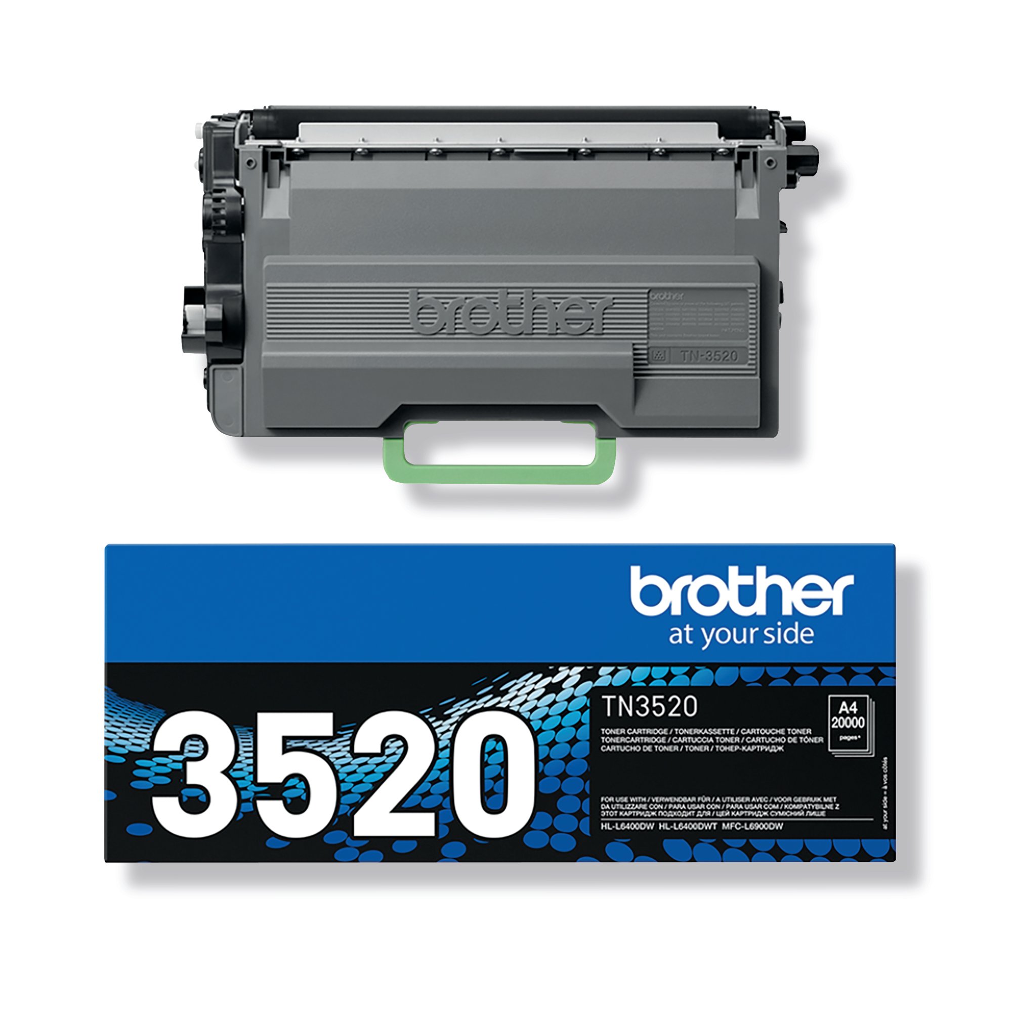 BROTHER TN-3520 TONER CART UHY BLACK