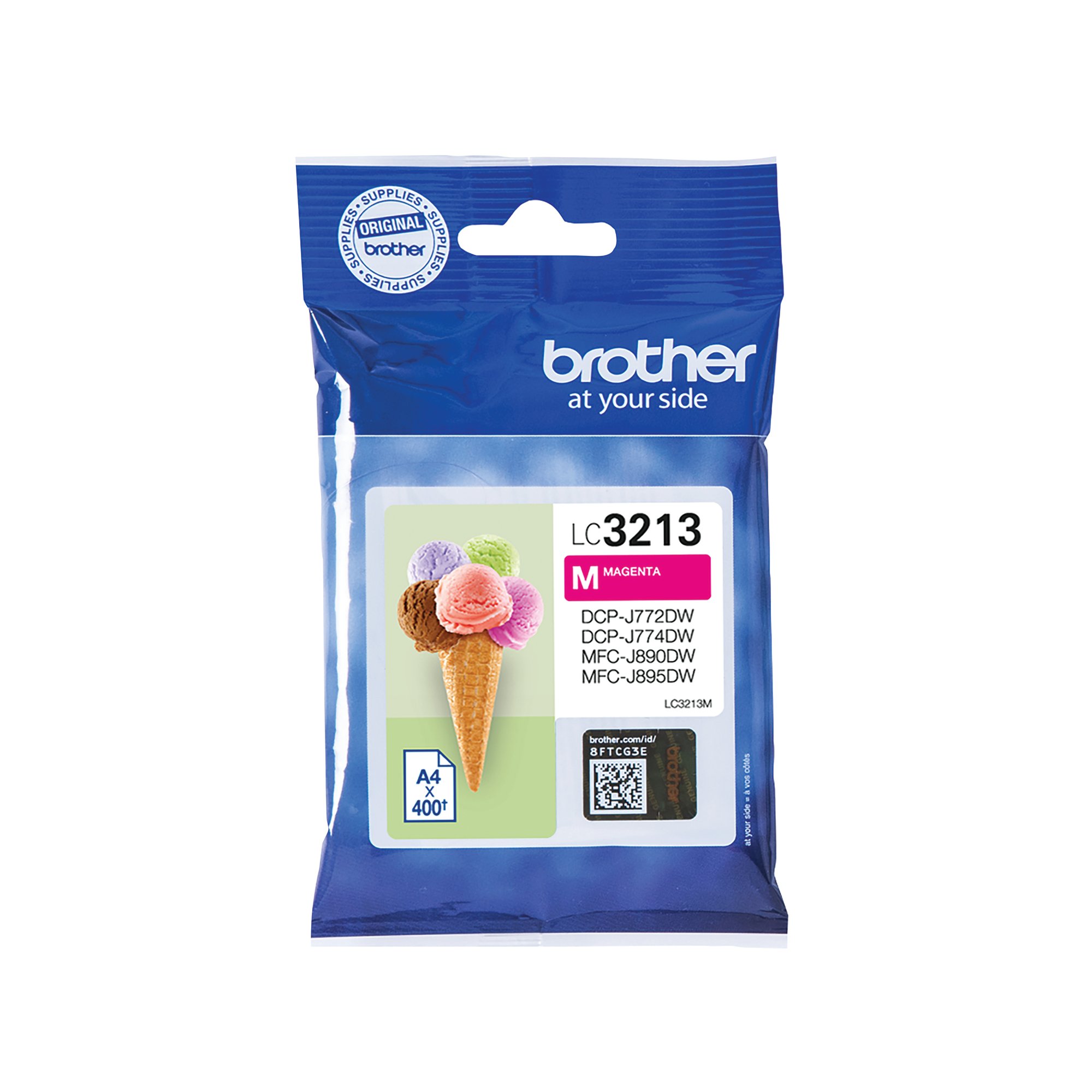 BROTHER LC3213M INK CART HY MAGENTA
