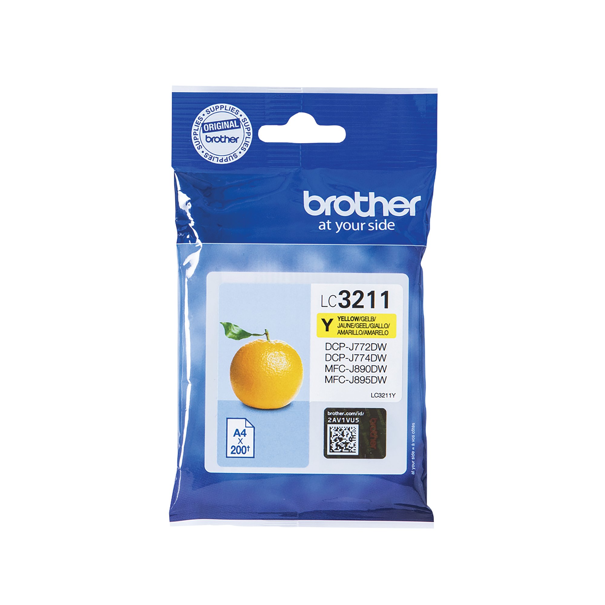 BROTHER LC3211Y INK CART YELLOW