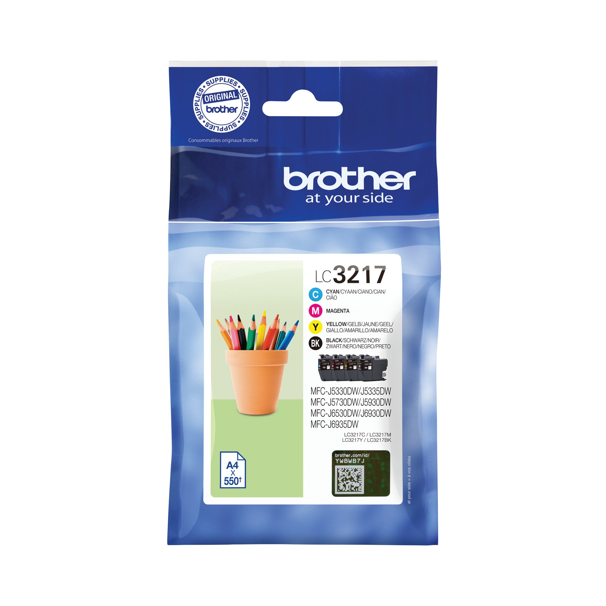 BROTHER LC3217 INK CART MPK CMYK