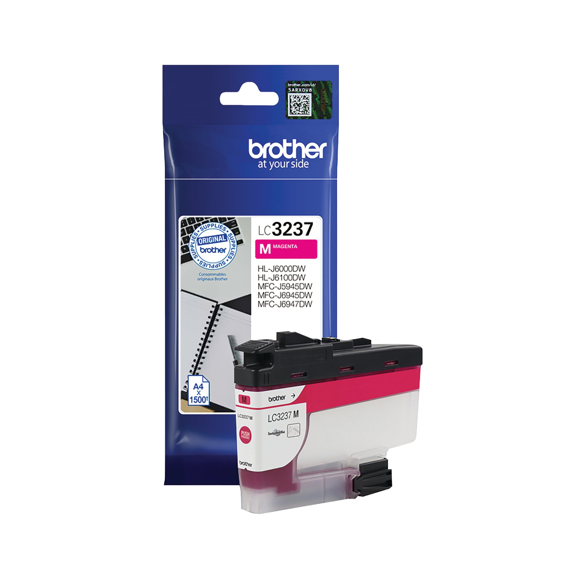 BROTHER LC3237M INK CART MAGENTA