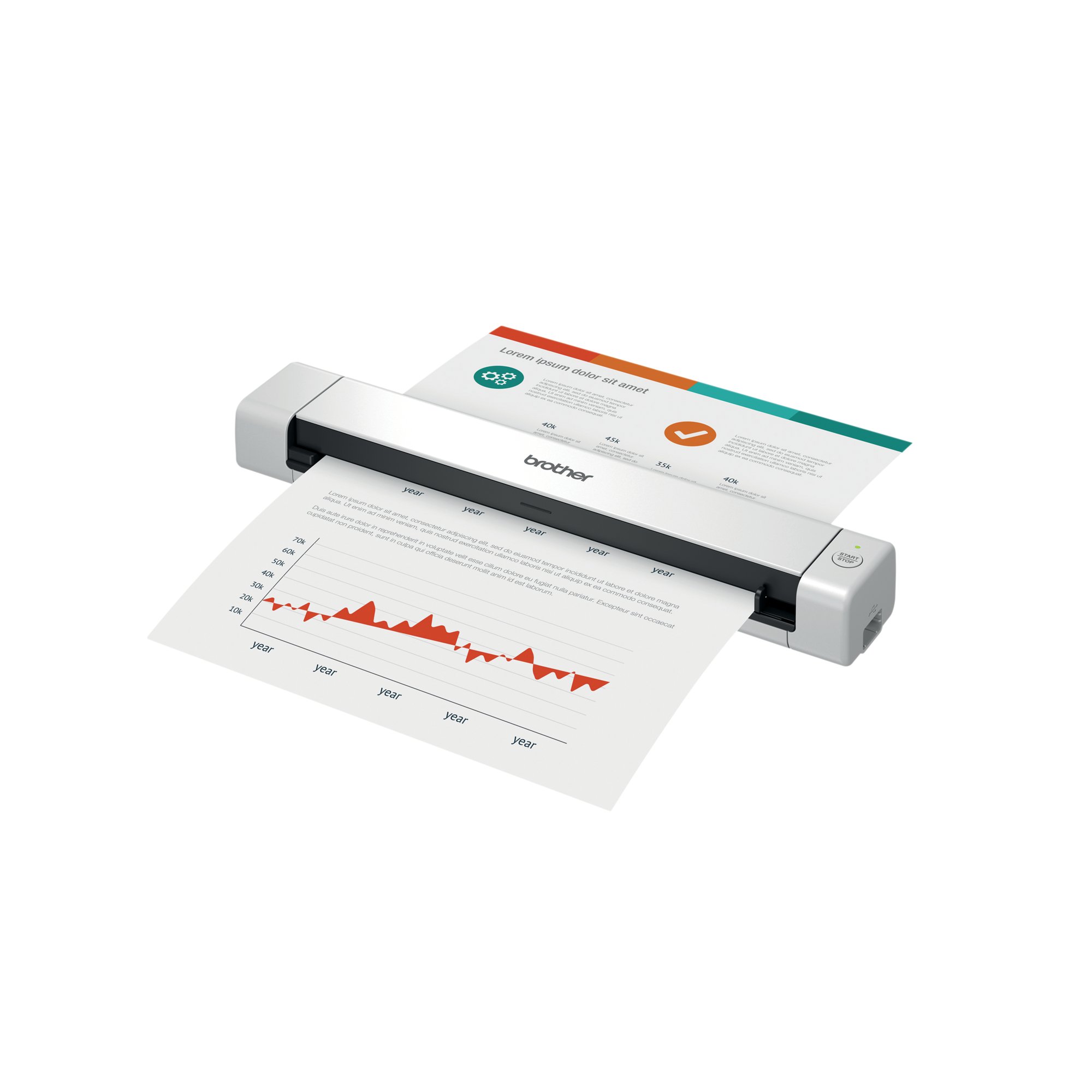 BROTHER DS-640 PORT DOCU SCANNER