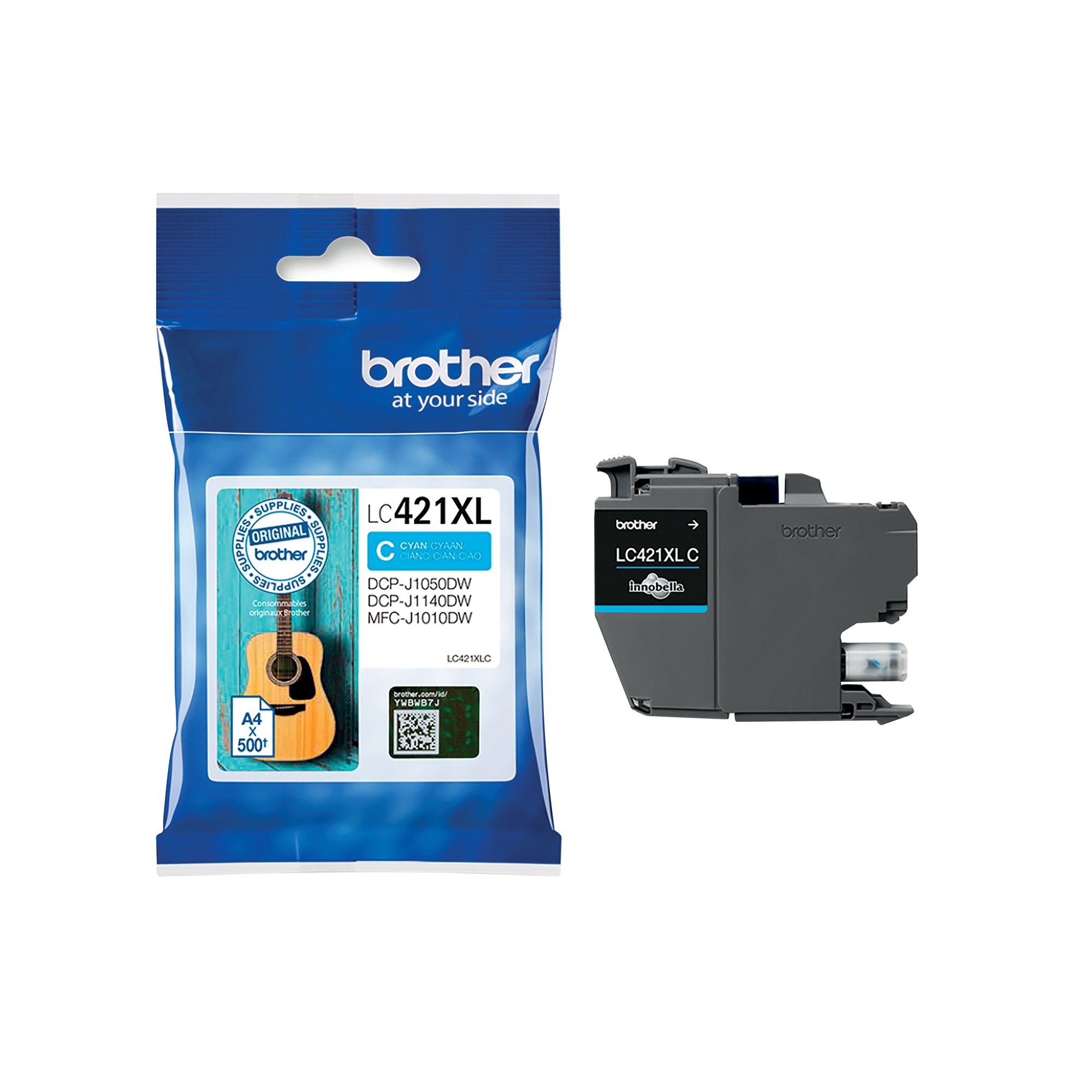 BROTHER LC421XLC INK CART HY CYAN