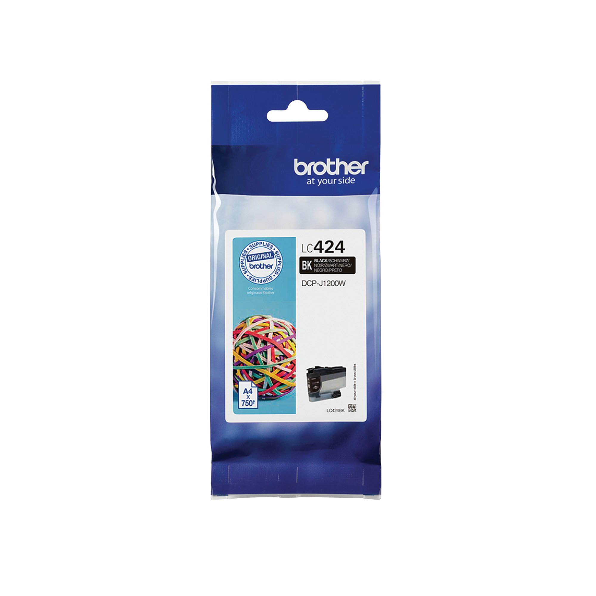 BROTHER LC424BK INK CARTRIDGE BLACK