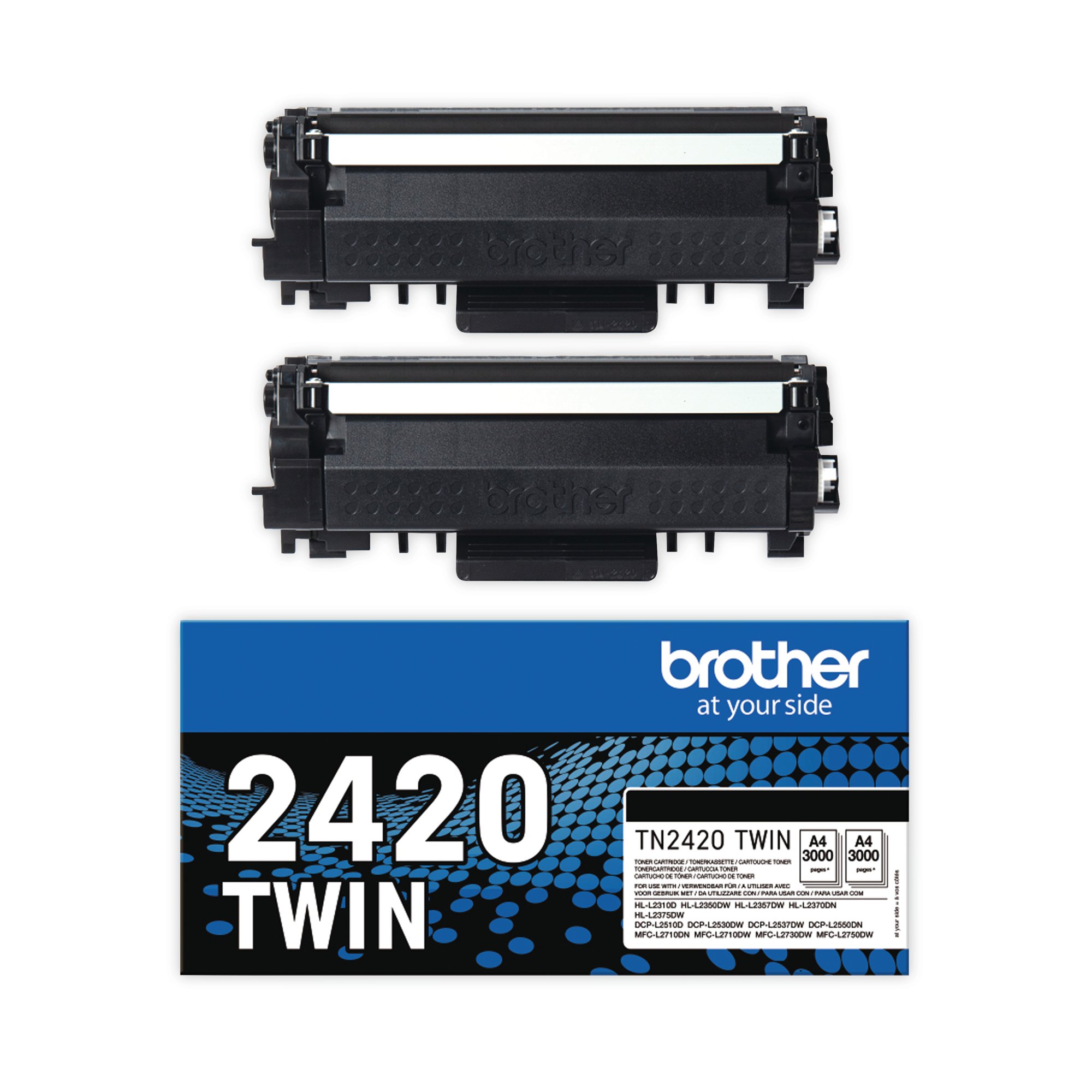 BROTHER TN-2420TWIN TNR TWNPK HY BLK