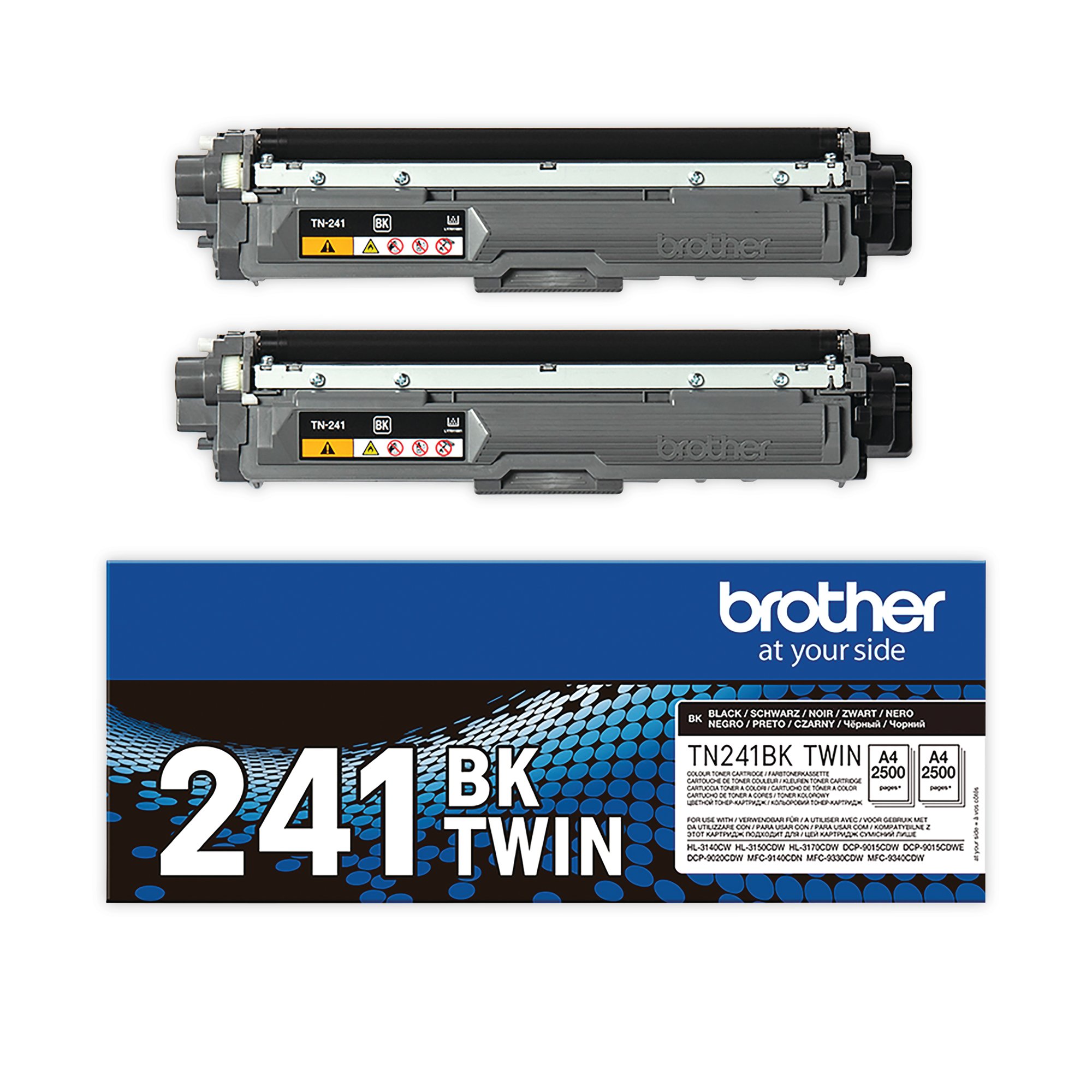BROTHER TN-241BKTWIN TNR TWNPK BLK