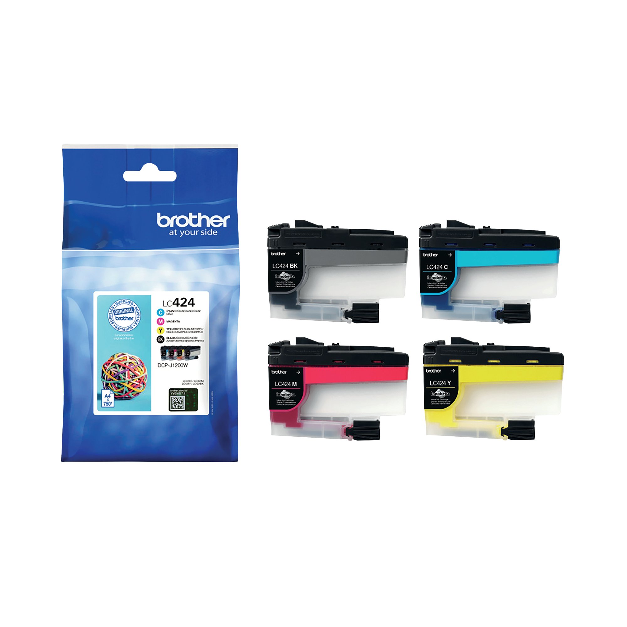 BROTHER LC424 INK CARTRIDGE CMY