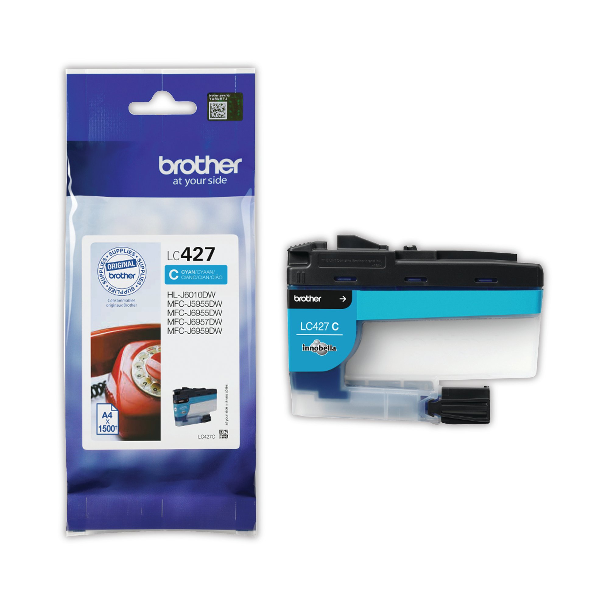 BROTHER LC427C INK CARTRIDGE CYAN