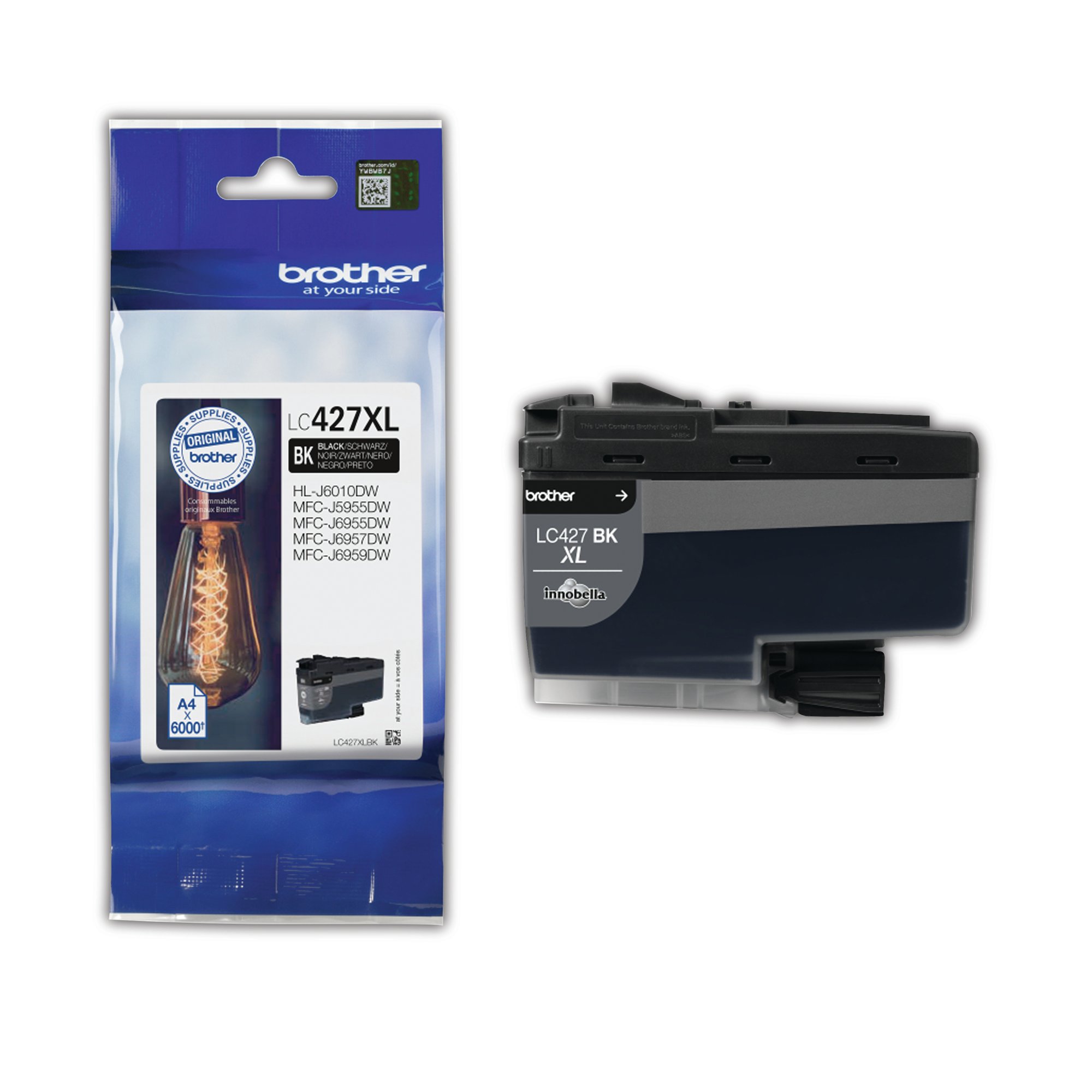 BROTHER LC427XLBK INK CART HY BLACK
