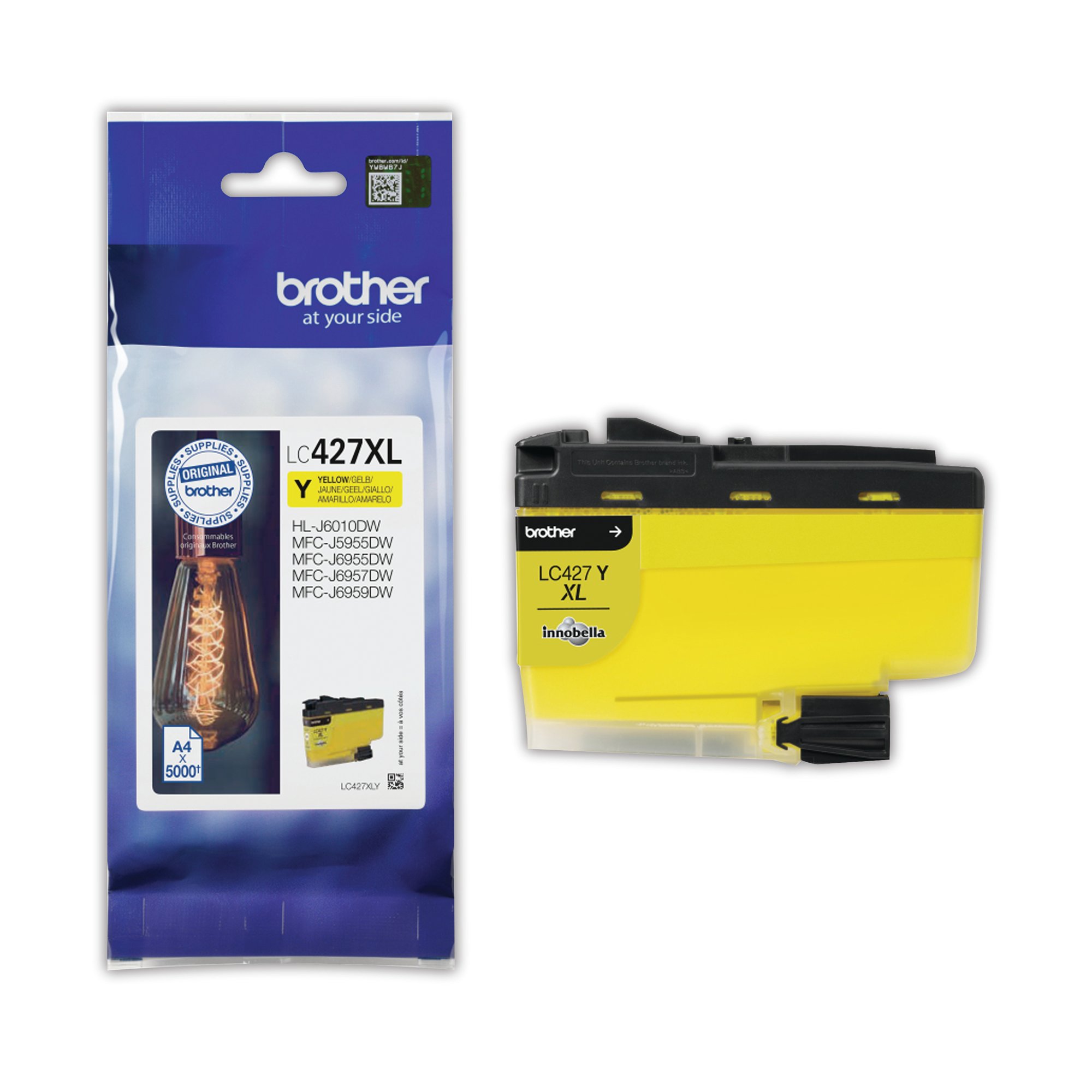 BROTHER LC427XLY INK CART HY YELLOW