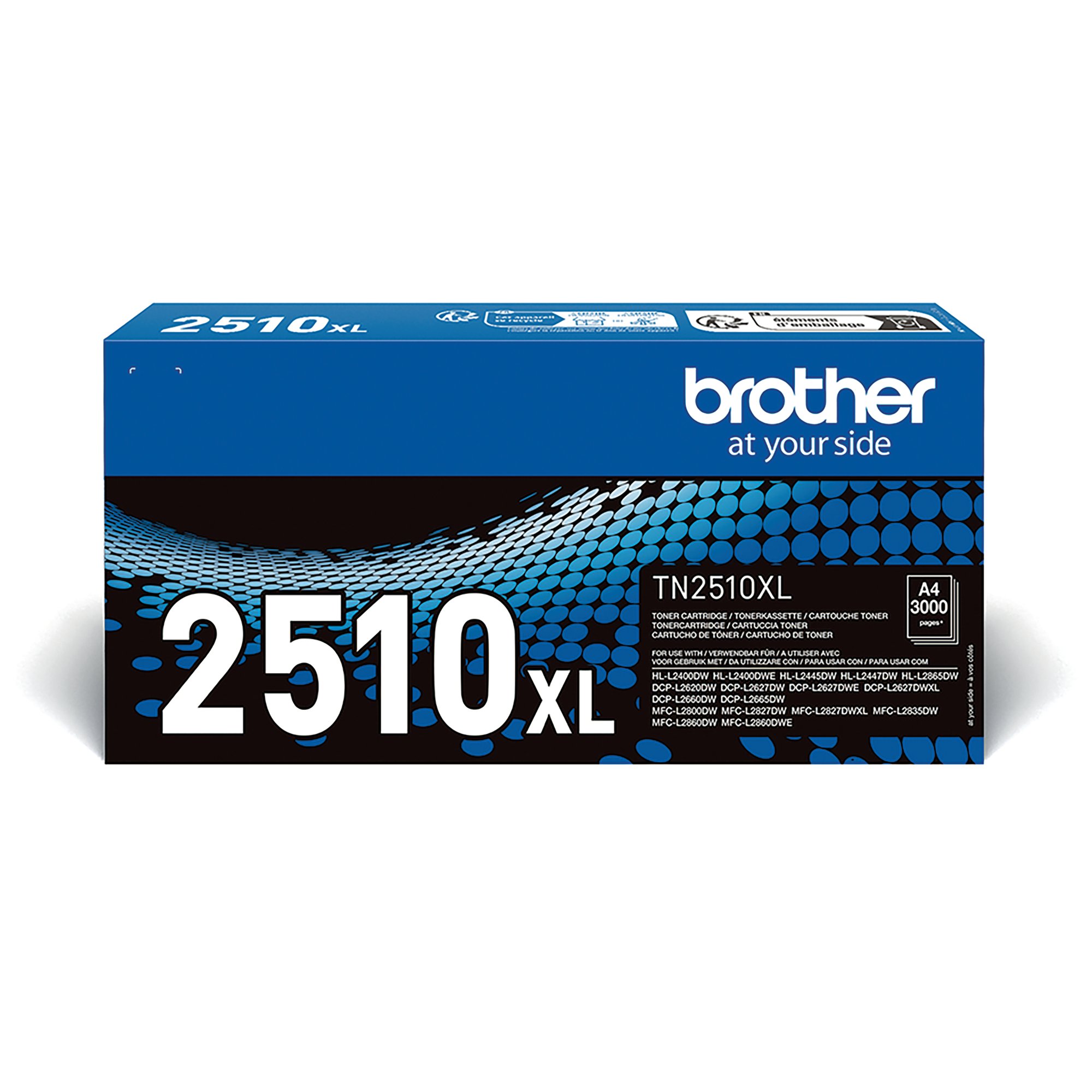 BROTHER TN2510XL TONER CART HY BLACK