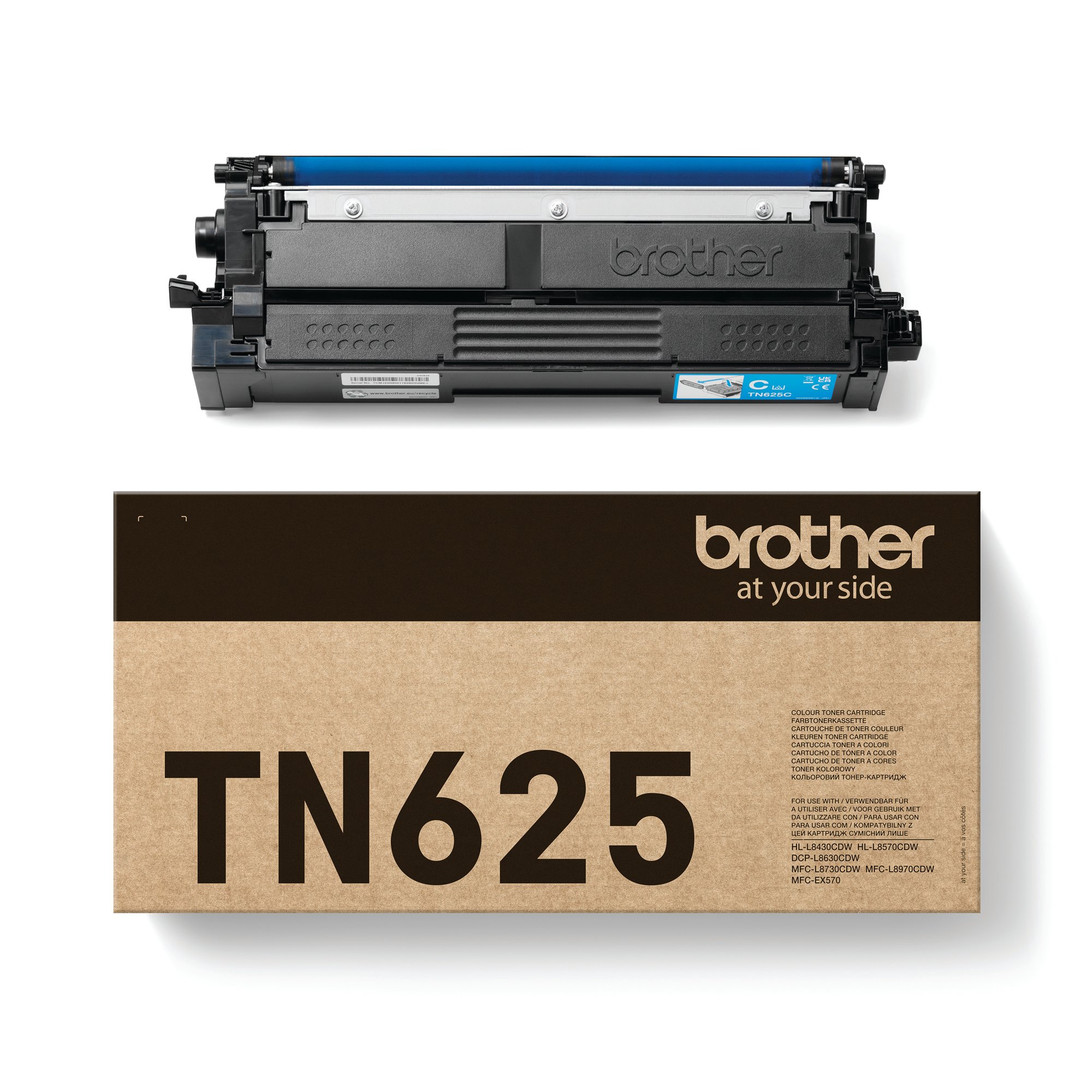 BROTHER TN625 TONER CARTRIDGE CYAN