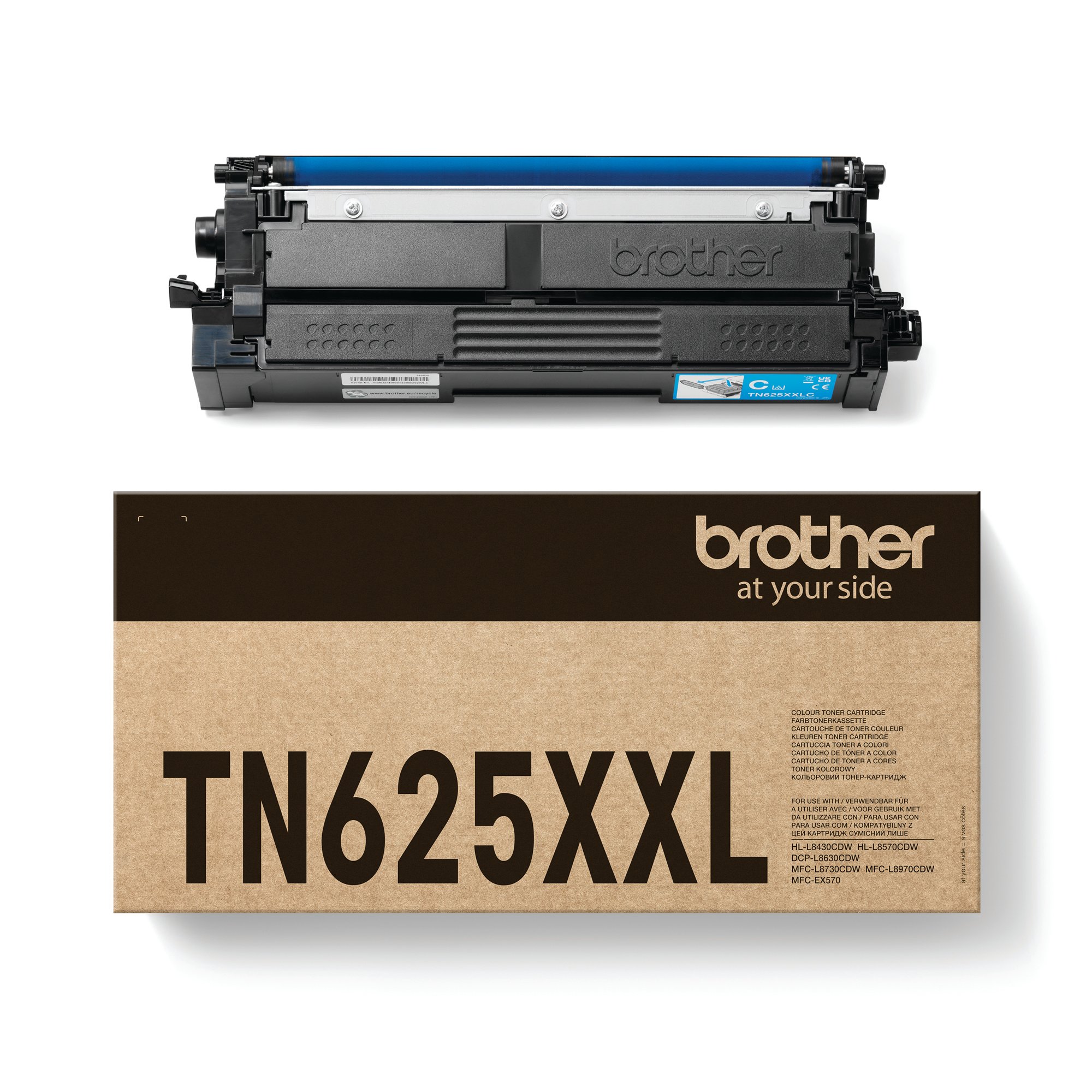 BROTHER TN625XXL TONER CART SHY CYAN