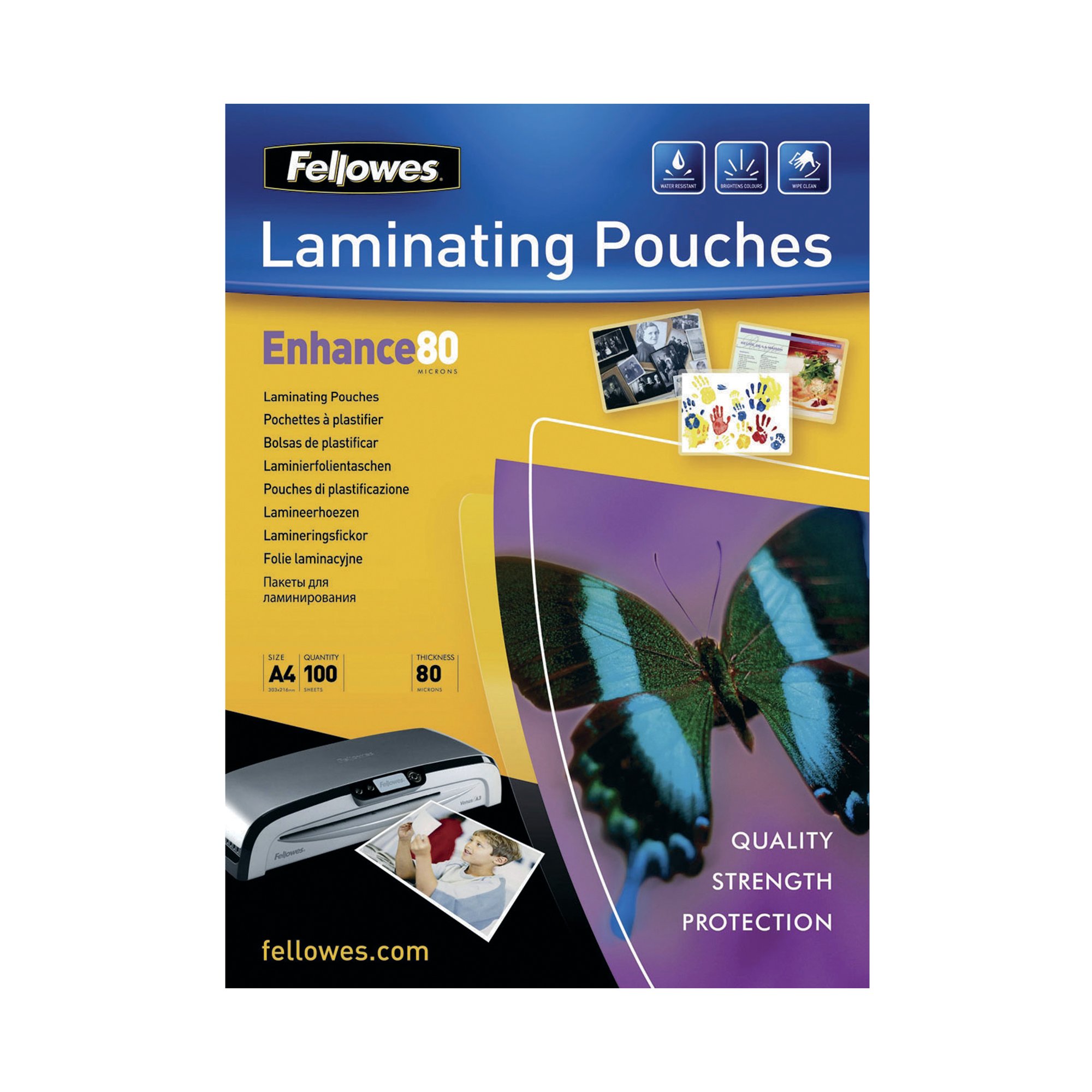 ENHANCE80 LAMG POUCH A4 MATTE PK100