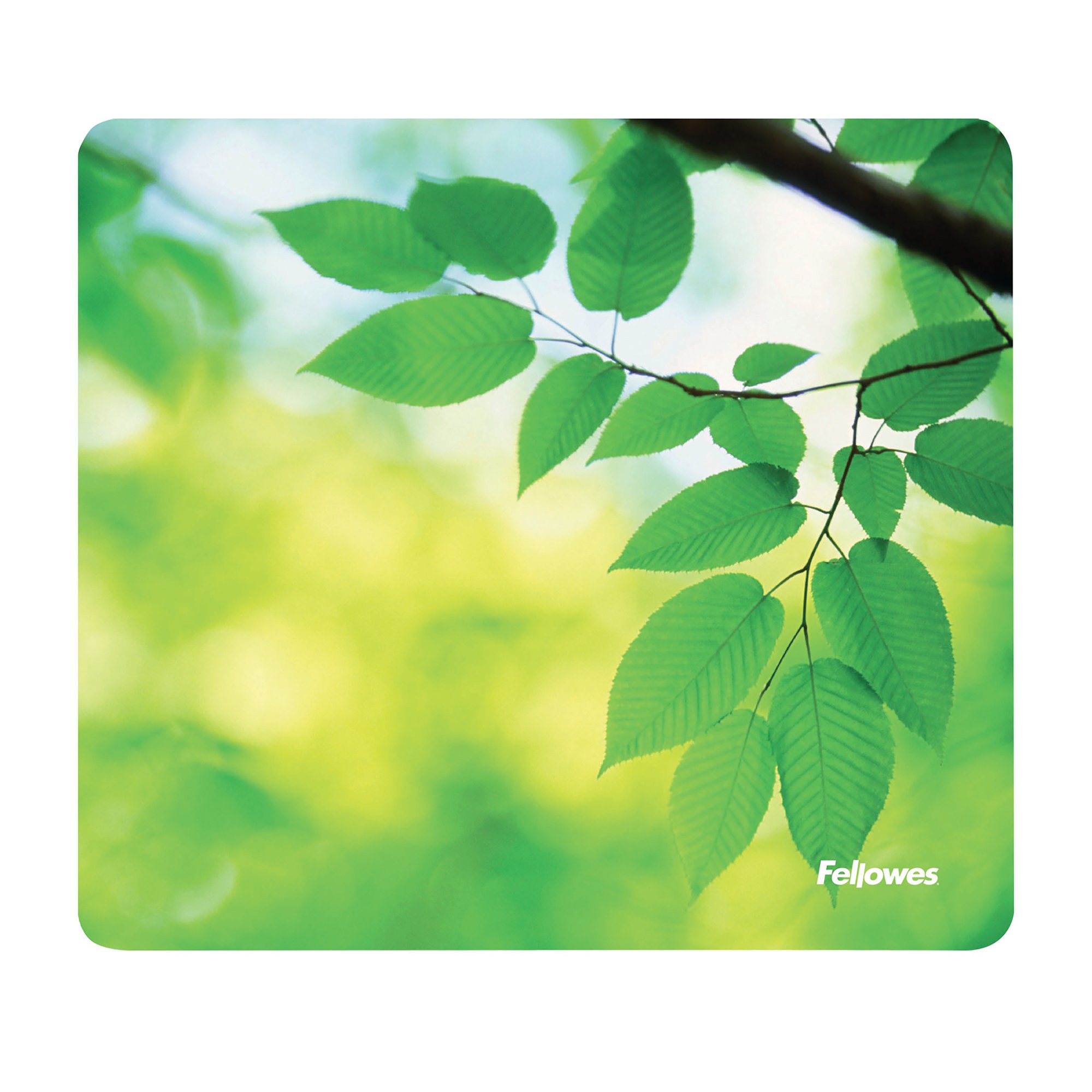 FELLOWES RCYC MOUSE MAT LEAF PRINT