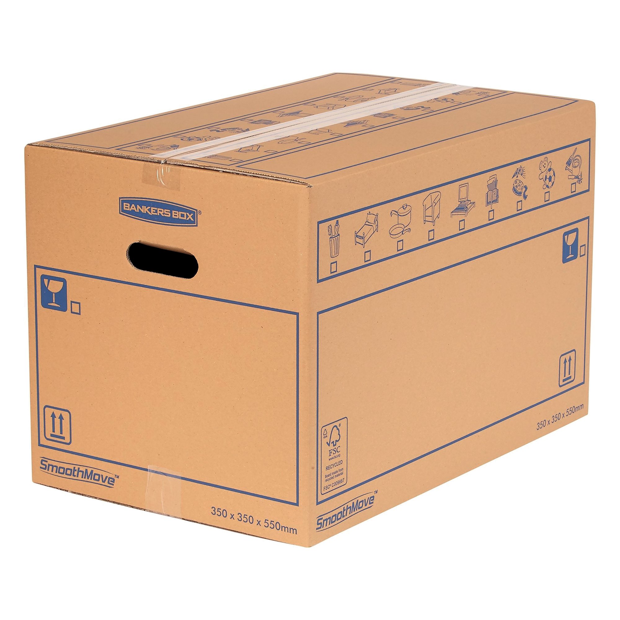 SMOOTHMOVE STANDARD MOVING BOX PK10