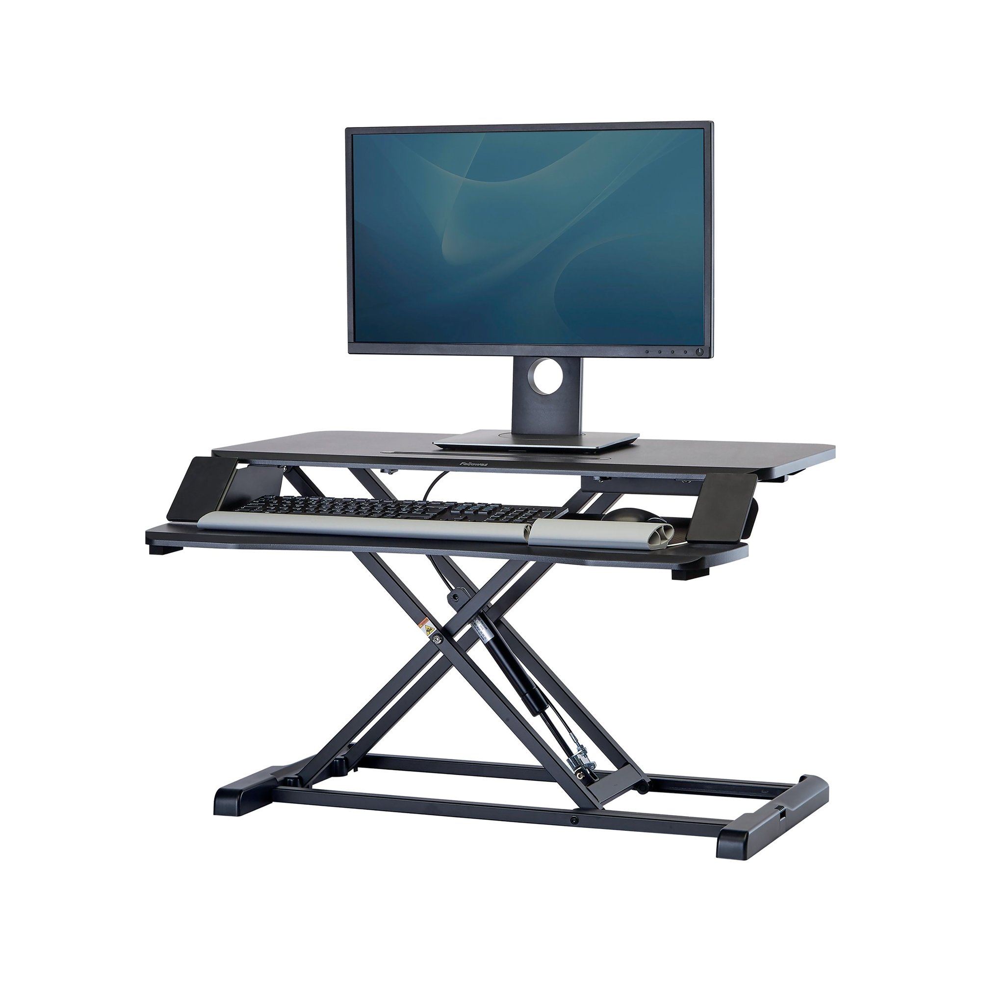 FELLOWES CORSIVO SIT/STAND WSTN BLK