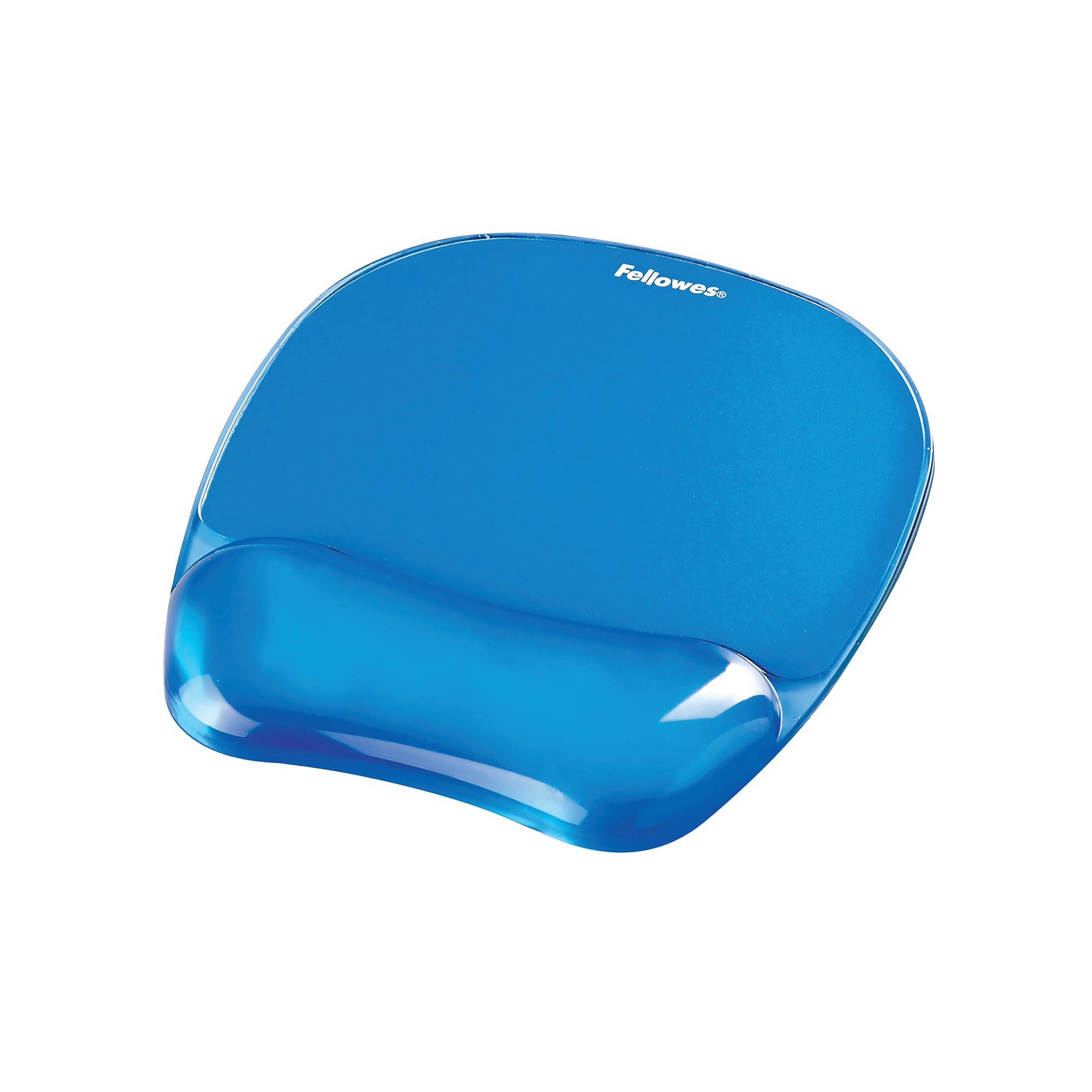 FELLOWES CRYSTALS GEL MOUSE PAD BLUE