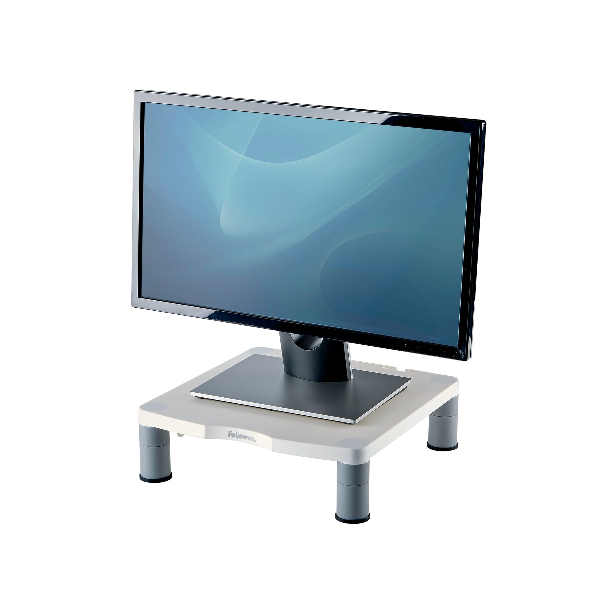 FELLOWES STD MONITOR STAND PLATINUM