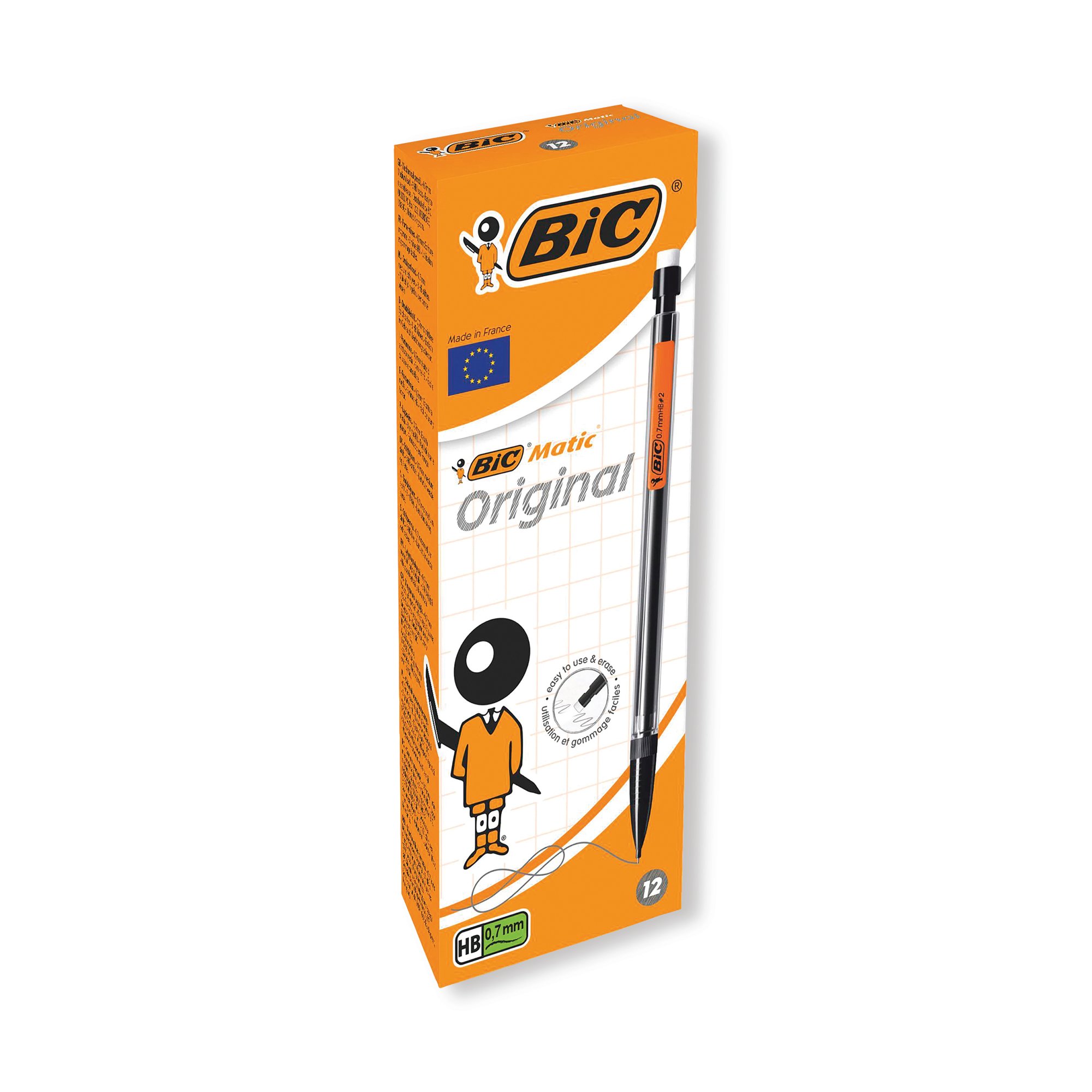 BICMATIC MECH PENCIL 0.7MM PK12
