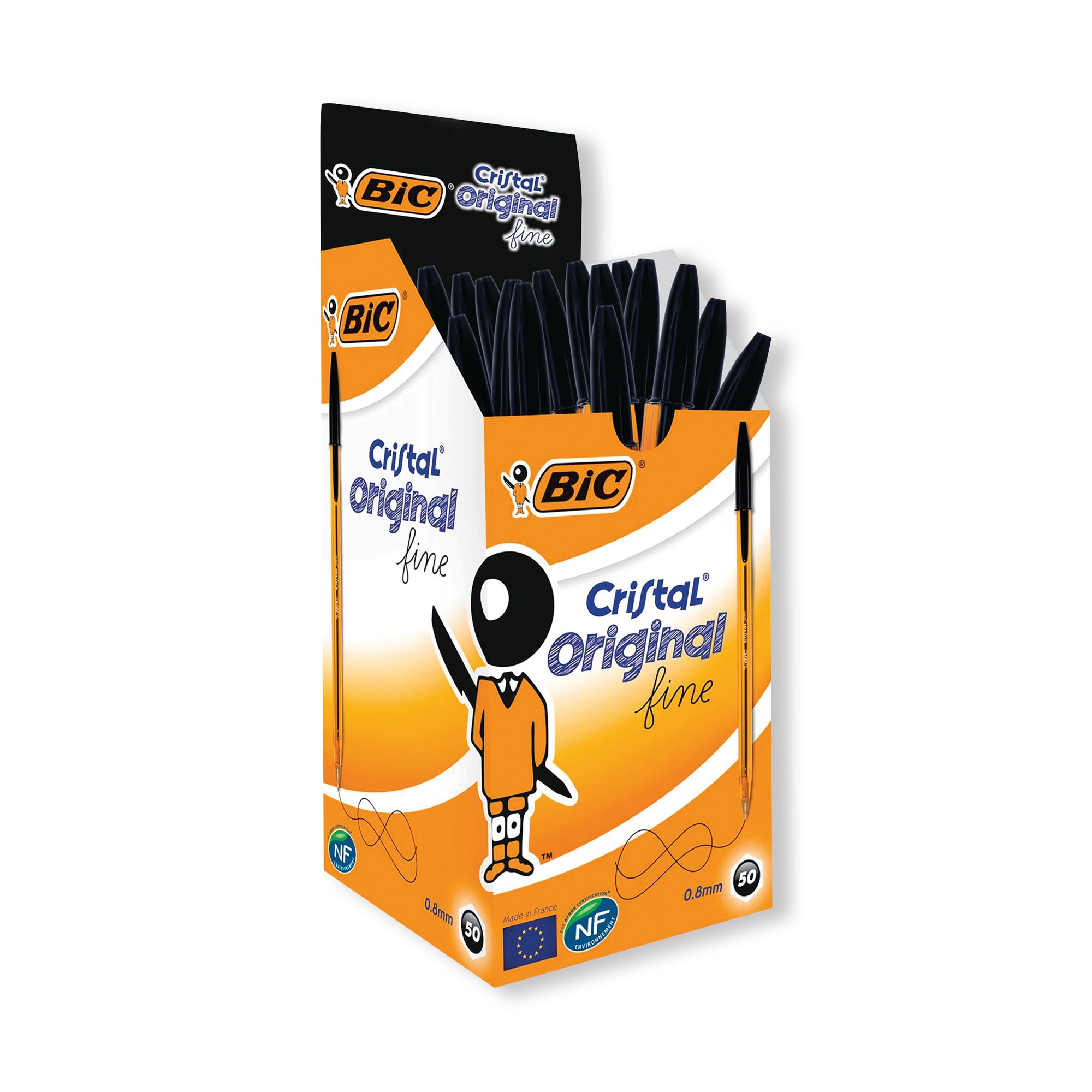 BIC CRISTAL FINE BLACK 872731 PK50